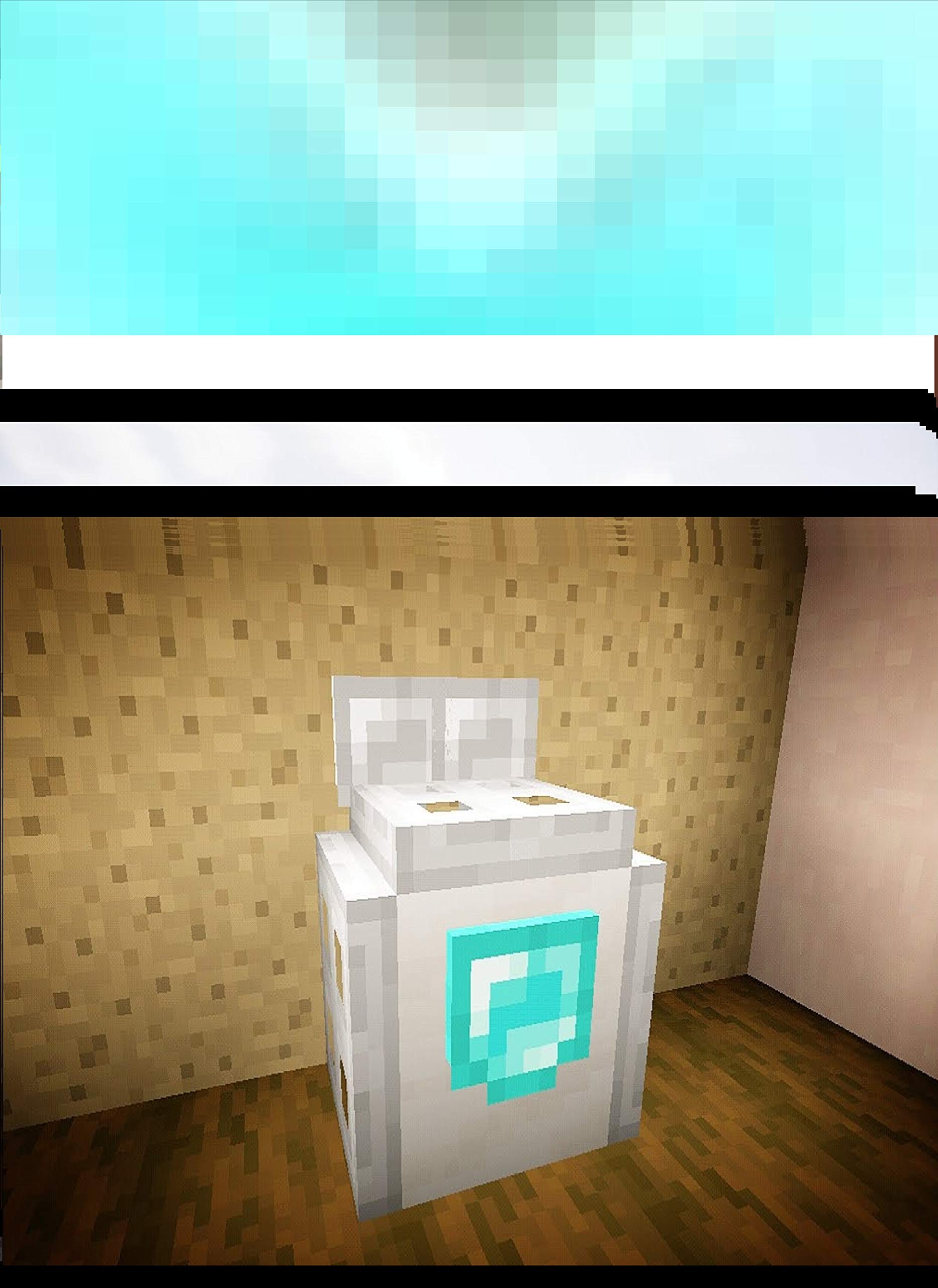 Minecraft How to make a Washing Machine 0972 by Carole Priddy