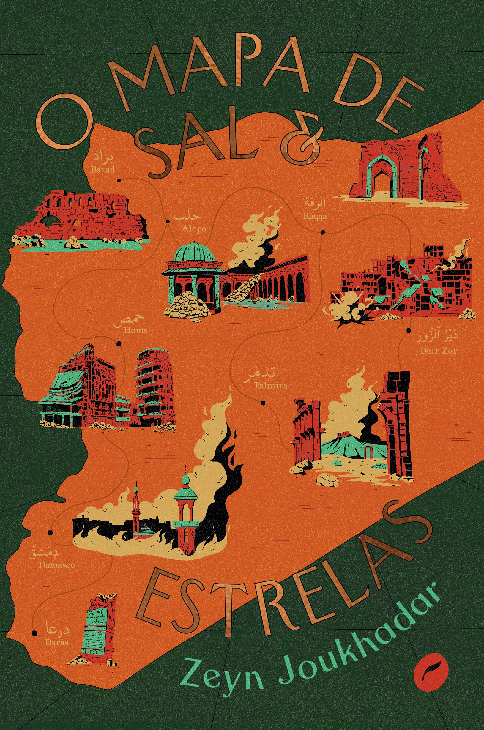 O mapa de sal e estrelas