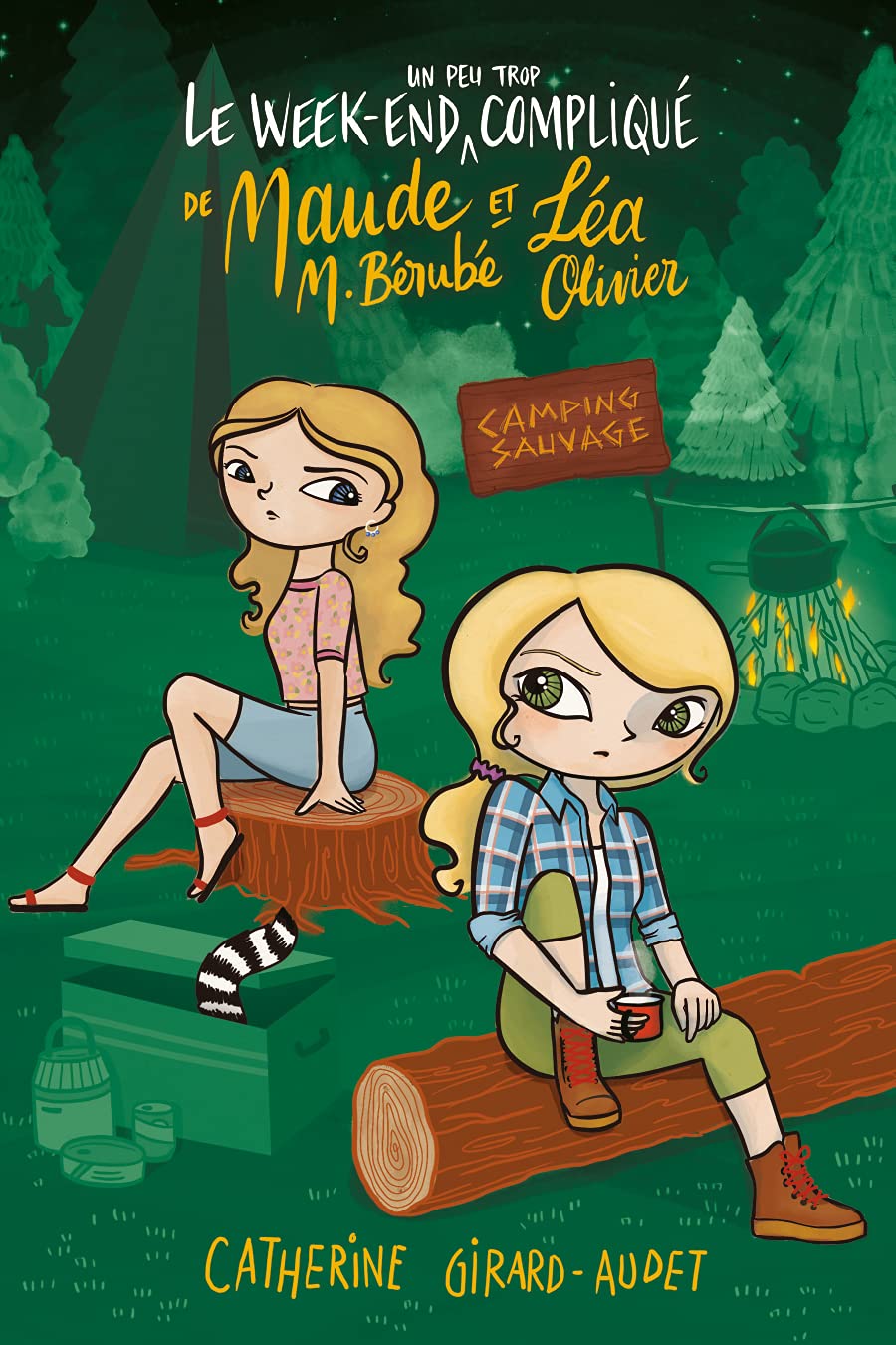 Le week-end (un peu trop) compliqué de Maude et de Léa Olivier (La vie compliquée de Léa Olivier t. 17) book cover