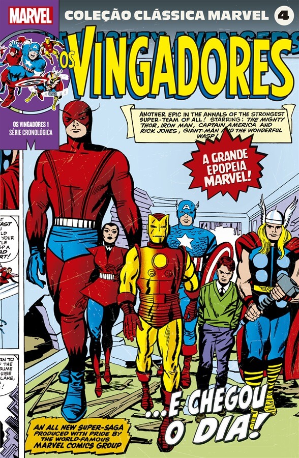 Coleção Clássica Marvel Vol.04 - Vingadores Vol.01