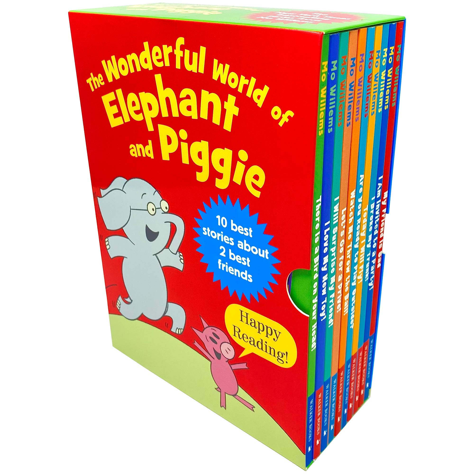 The Wonderful World of Elephant & Piggie Series 10 Books Collection Box