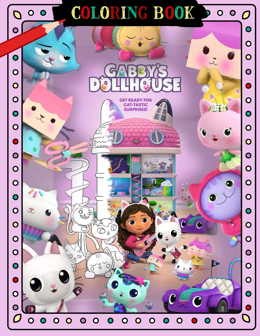 Gabby's Dollhouse Coloring Book by Joshua Fredlund | Goodreads