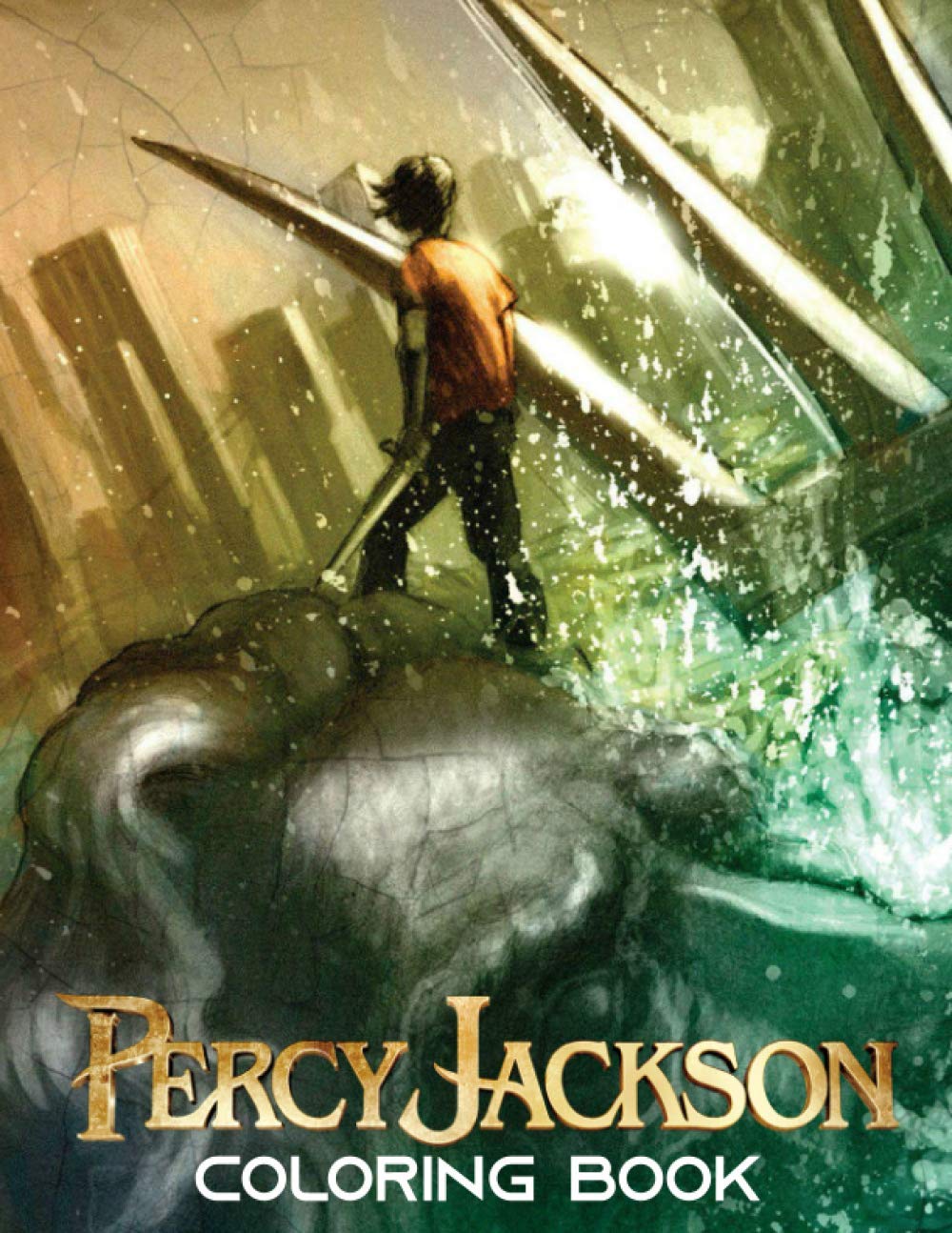 Percy Jackson Coloring Book: Coloring Book For Kids and Adults by ...