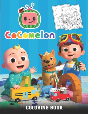 Cocomelon Coloring Book: Activity Book: Practice for Kids with Pen