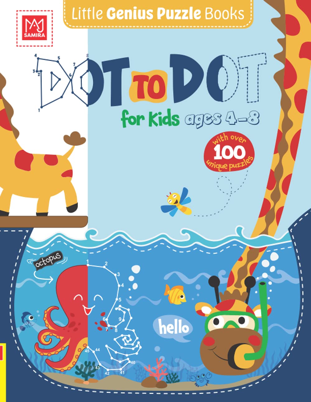 Dot to Dot for Kids Ages 4-8: Over 100 Unique Connect the Dot Puzzles ...