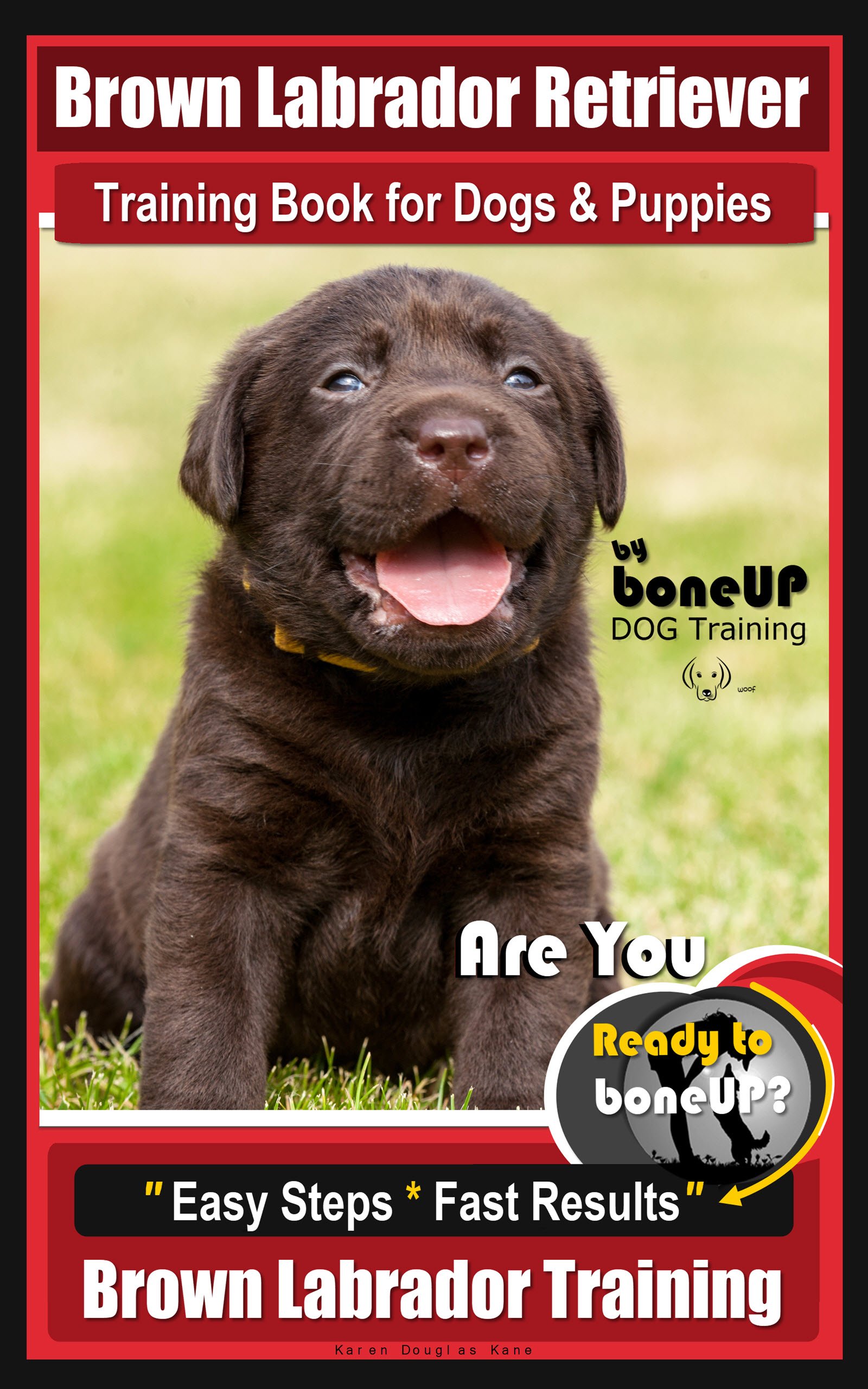 Brown Labrador Retriever Training Book for Dogs and Puppies by Bone Up