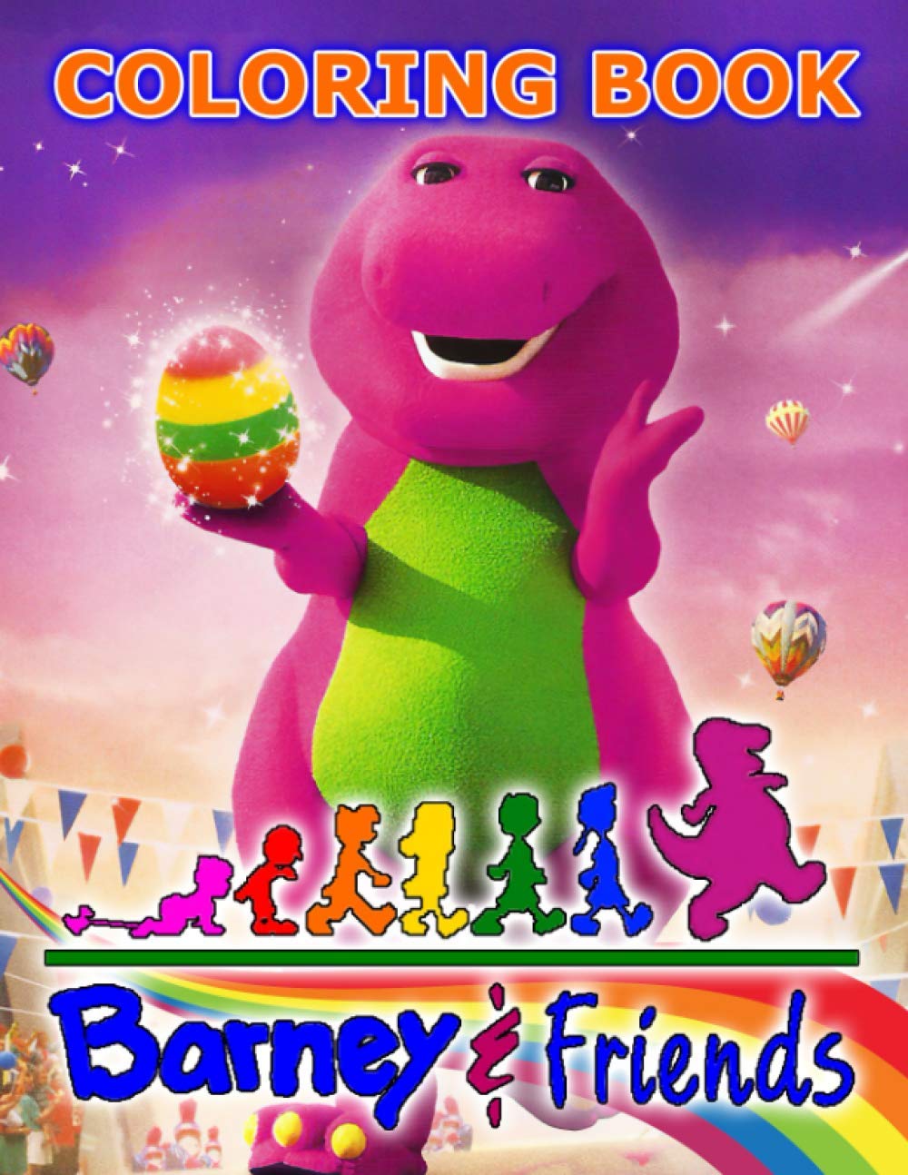 Barney And Friends Coloring Book: An Amazing Coloring Book For Fans Of