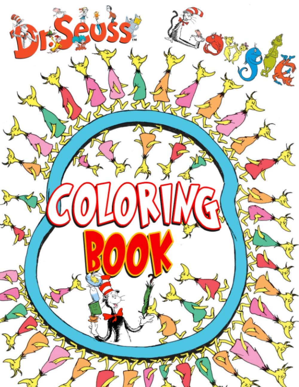The Dr.Seuss Coloring Book: An Interesting Coloring Book For Relaxation