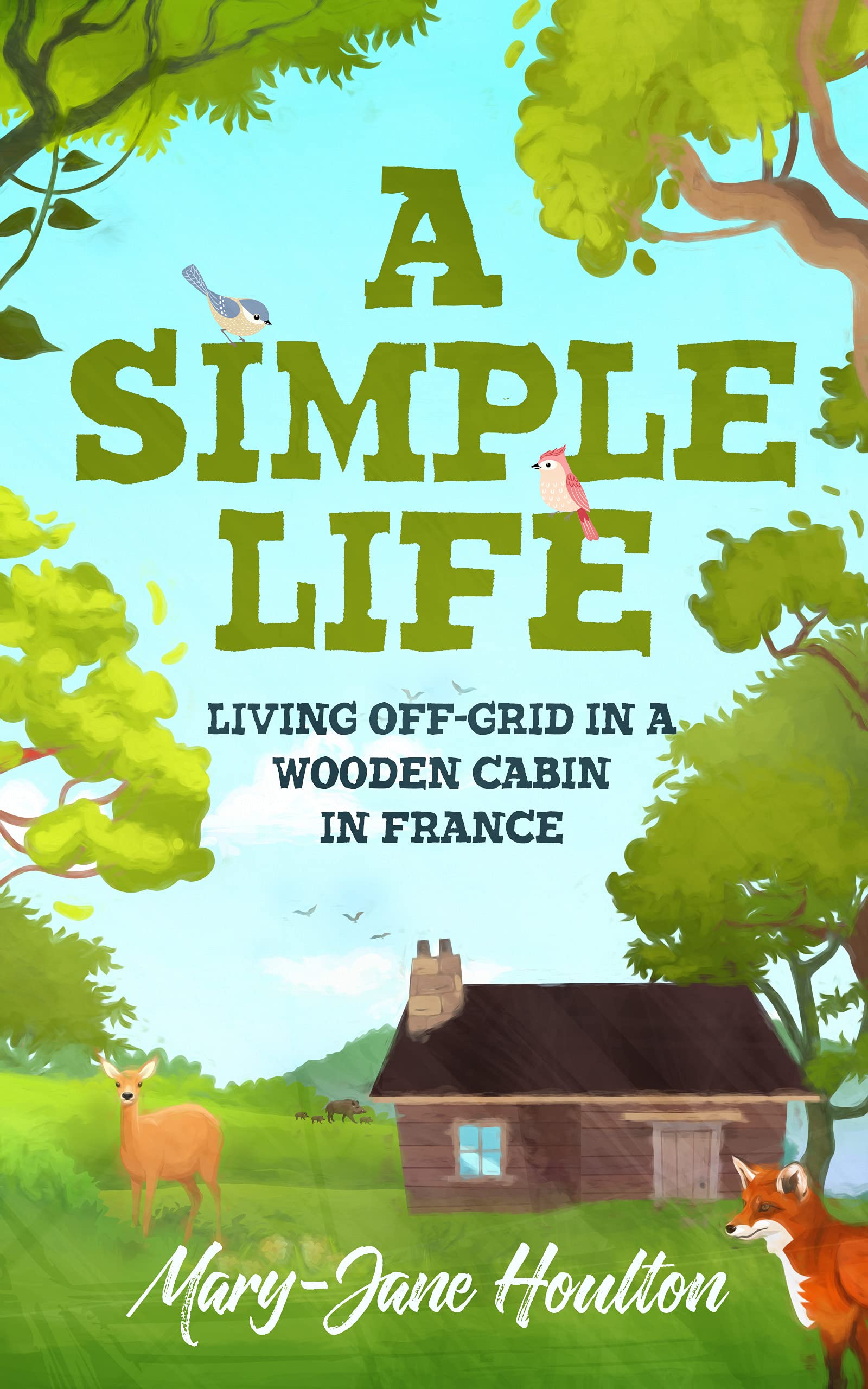 A Simple Life: Living Off Grid in a Wooden Cabin in France