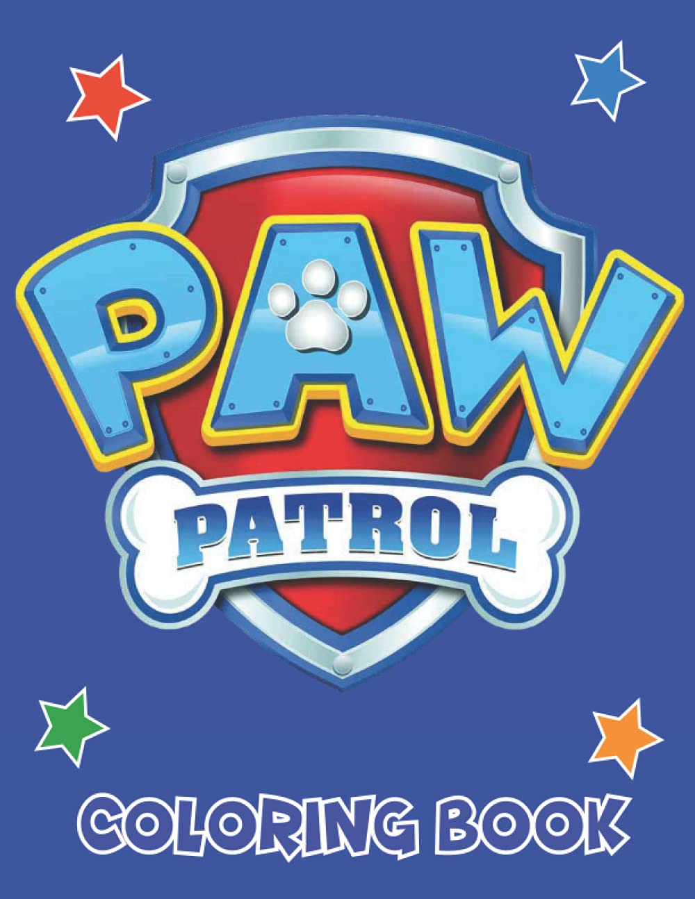 Paw Patrol coloring book: A Perfect coloring book with over 40 picture in separated sheet of Paw