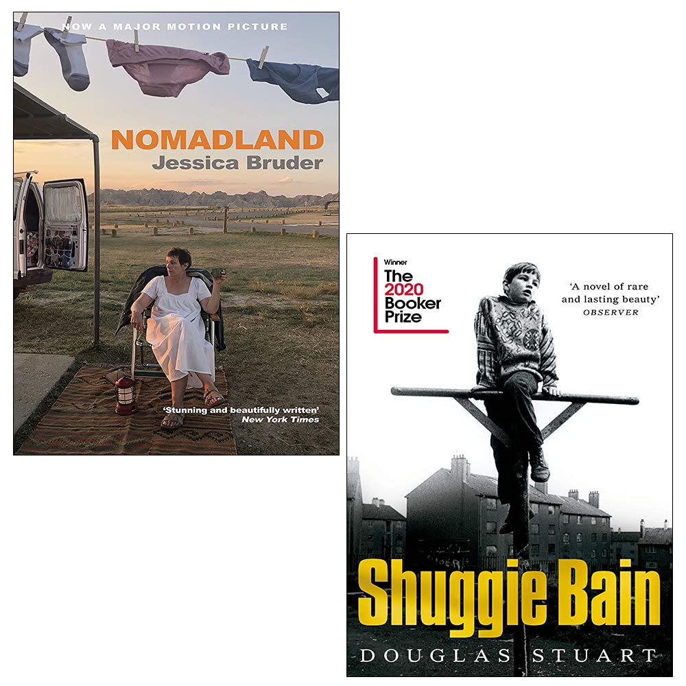Shuggie Bain / Nomadland book cover