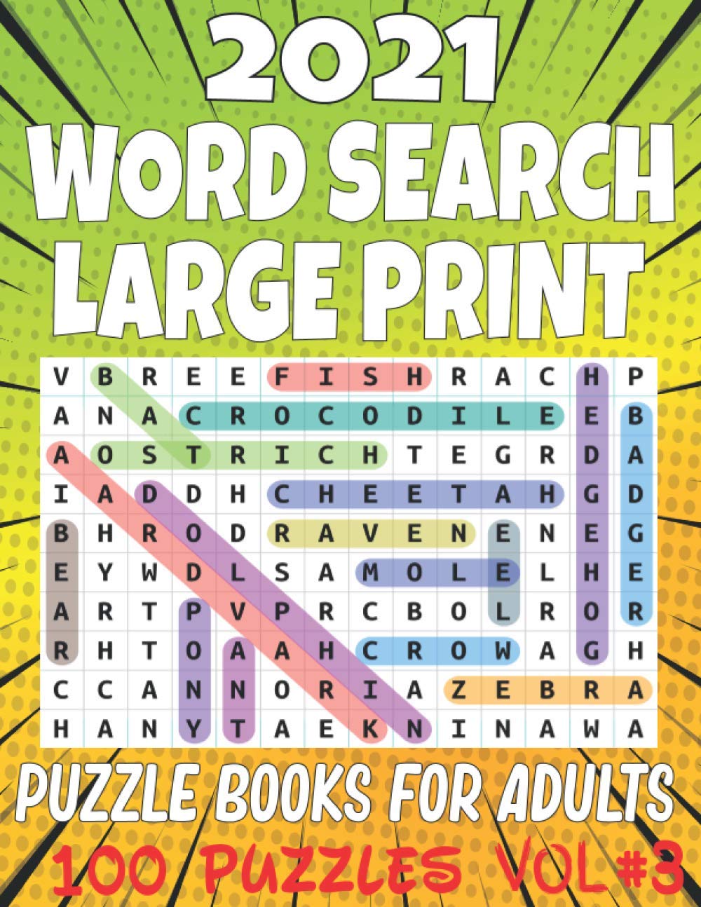 2023 Word Search Large Print Puzzle Books for Adults 100 Large Print