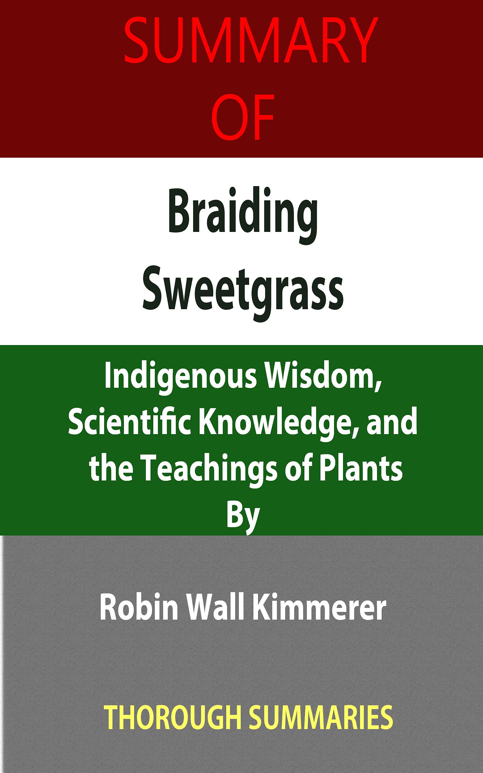 Summary of Braiding Sweetgrass Indigenous Wisdom, Scientific Knowledge