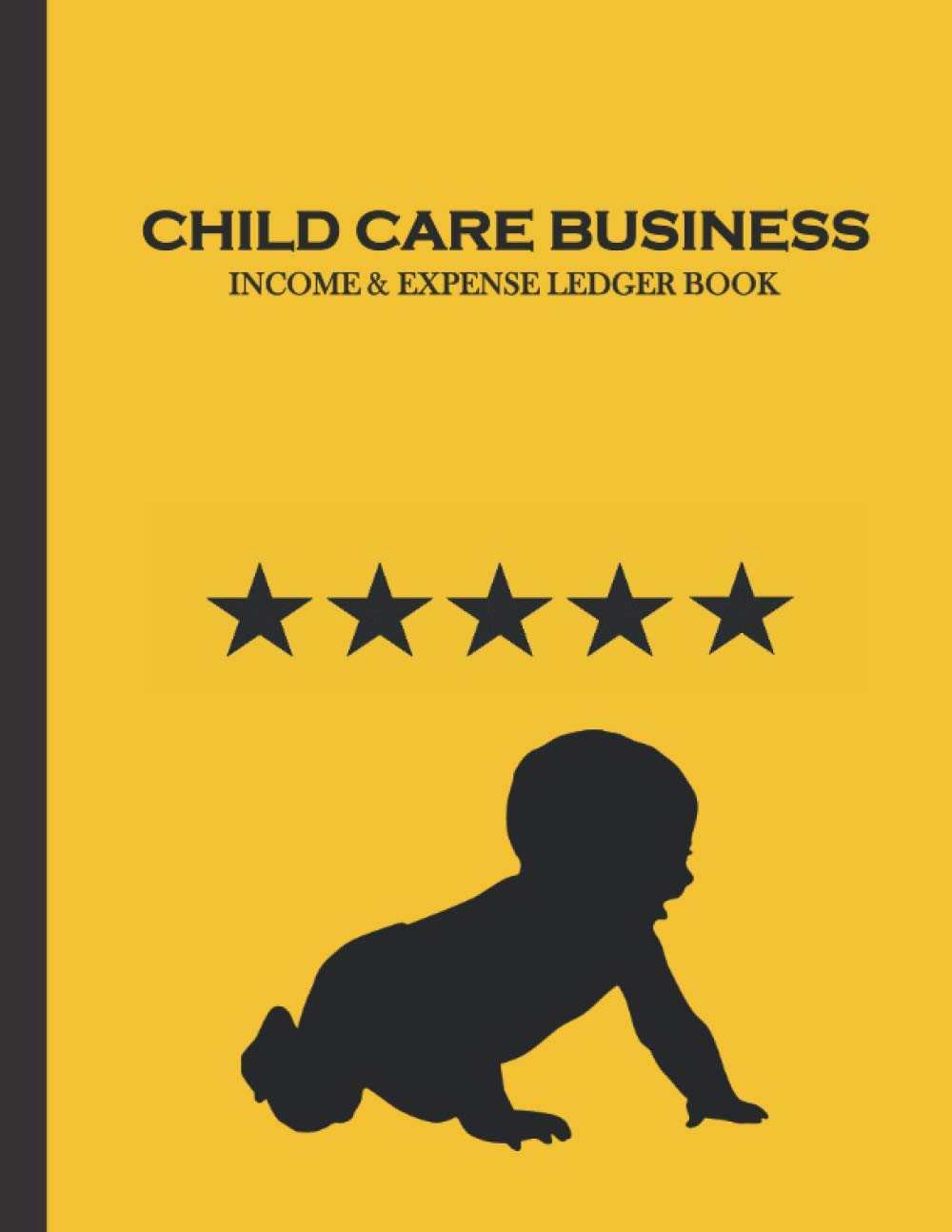 Child Care Business and Expense Ledger Book Simple Large
