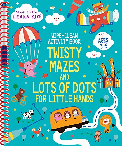 Wipe Clean Activity Book: Twisty Mazes and Lots of Dot to Dots for ...