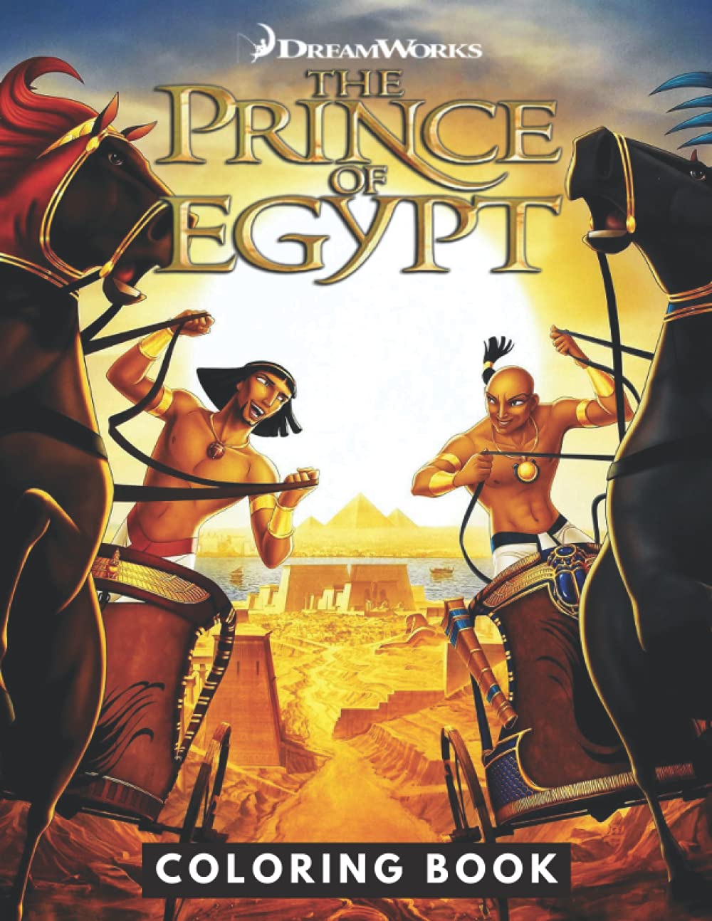 The Prince of Egypt Coloring Book JUMBO Coloring Book For Kids Ages