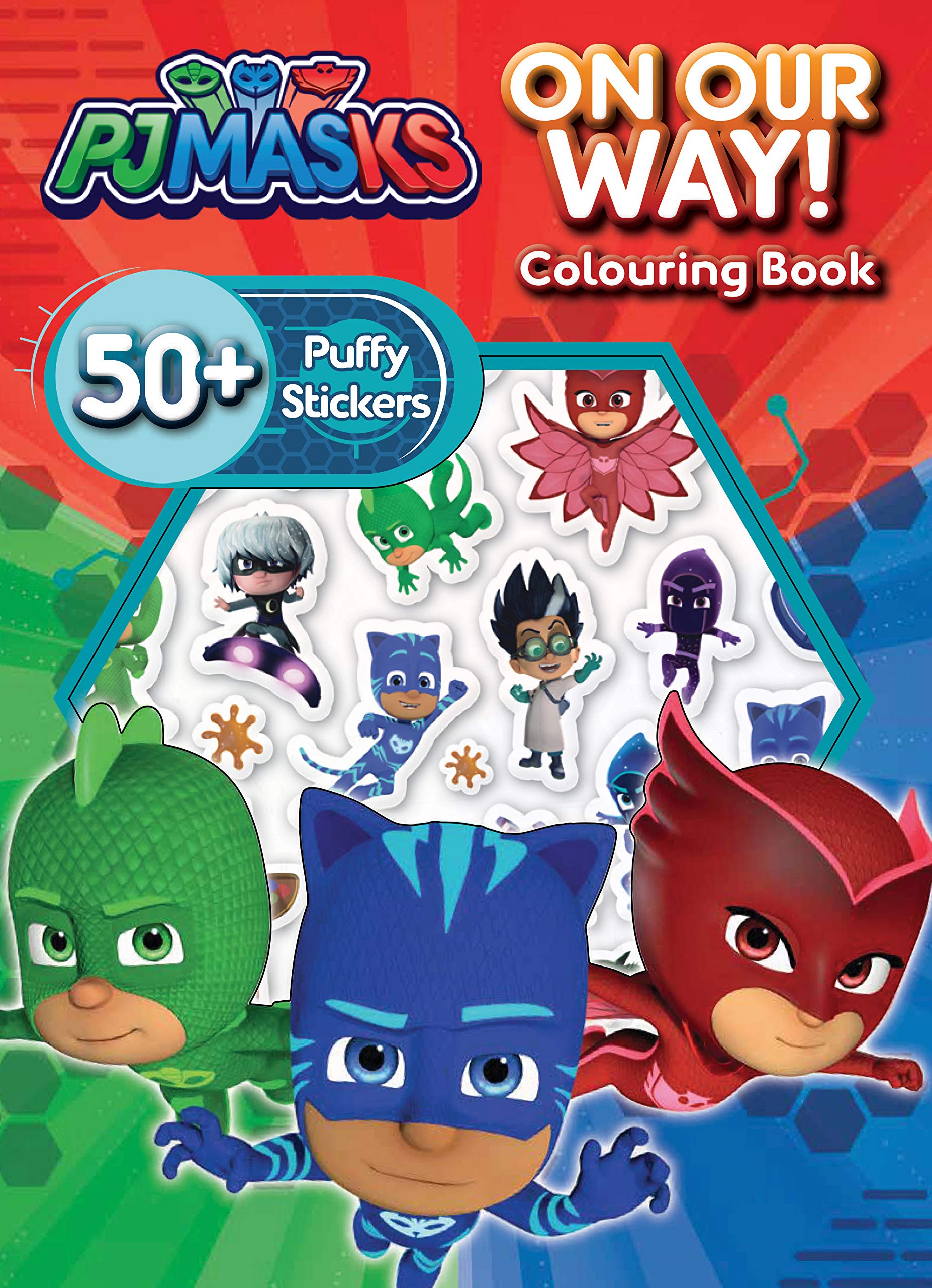 PJ Masks Colouring Book with Puffy Stickers by Lake Press | Goodreads