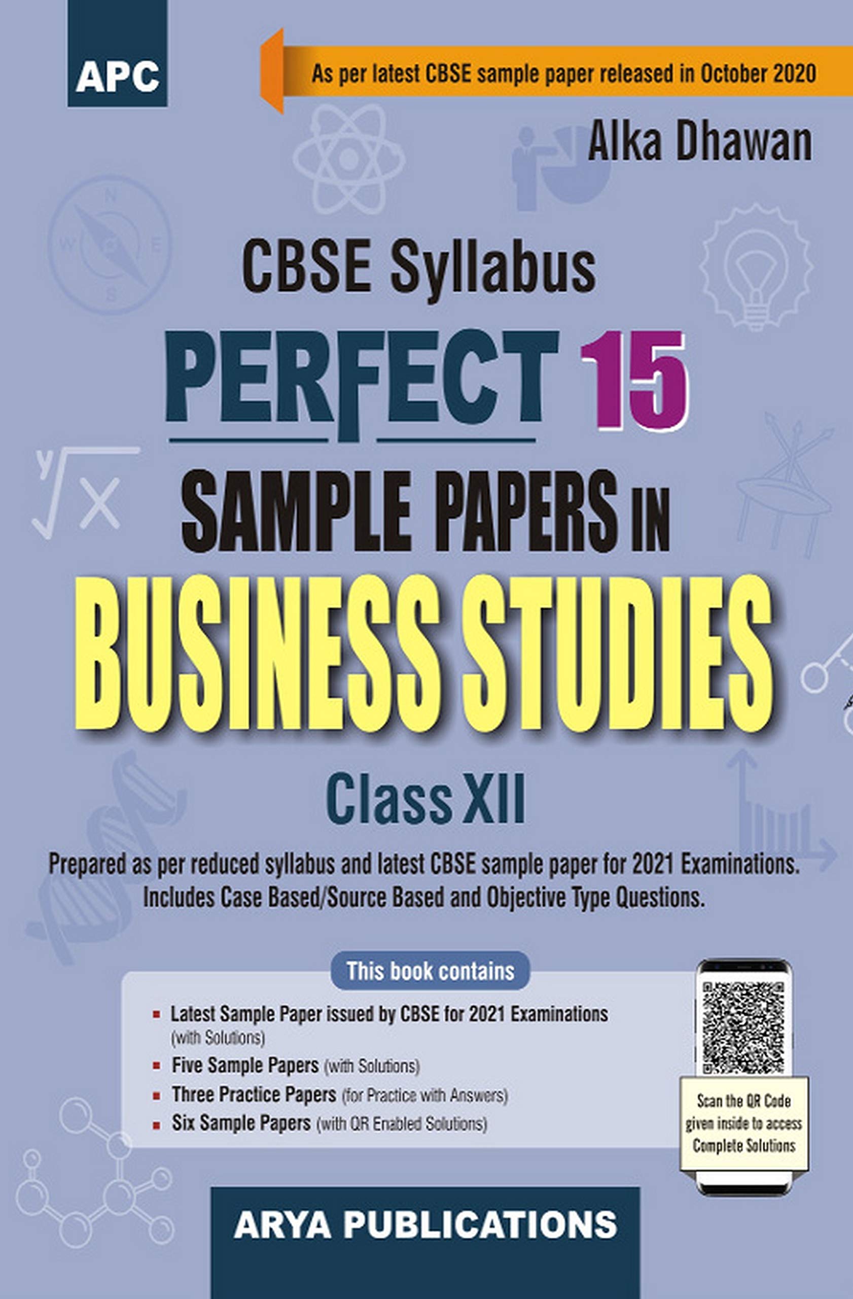 Perfect 15 Sample Papers in Business Studies Class XII by Alka Dhawan