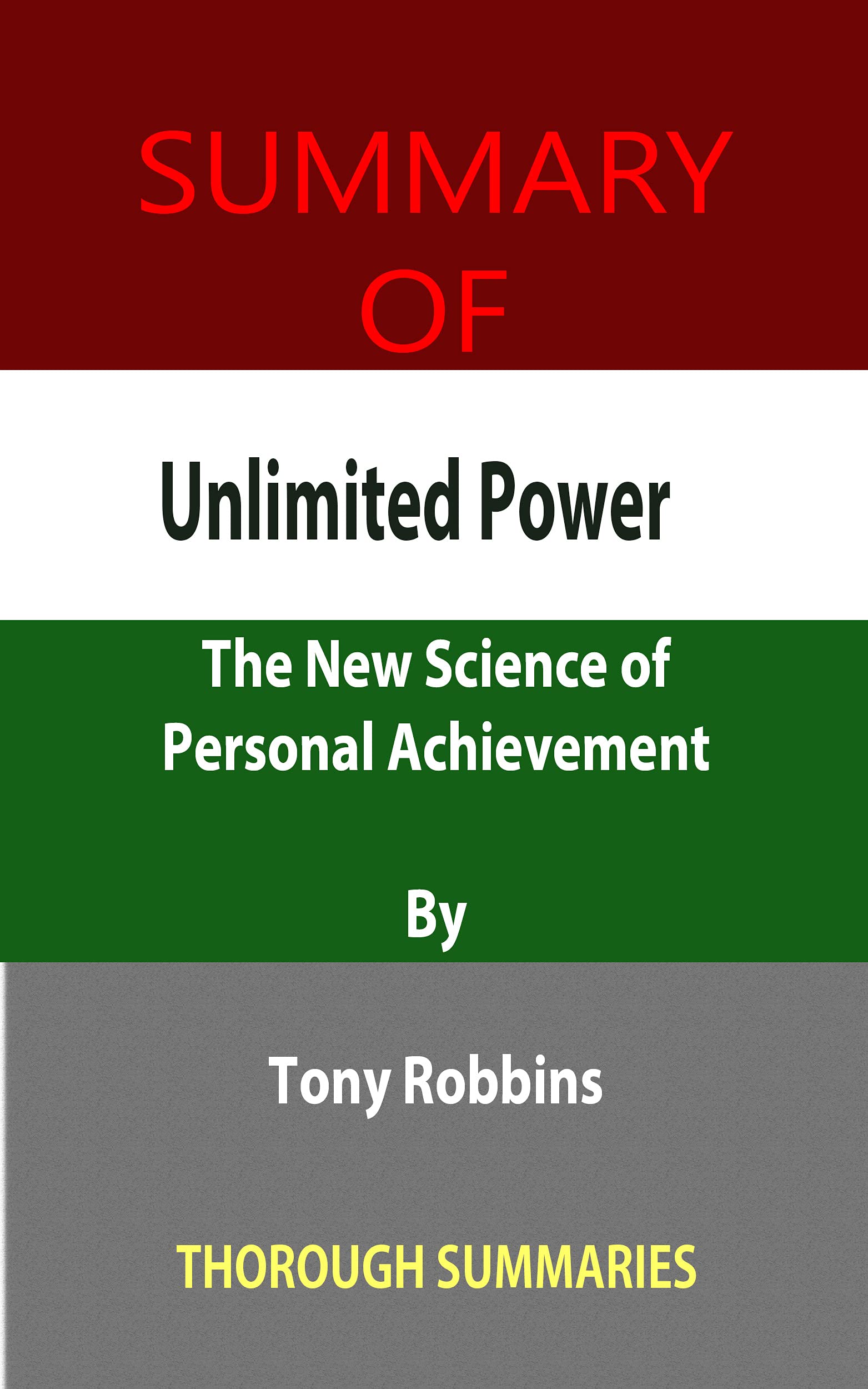 Summary of Unlimited Power The New Science of Personal Achievement By