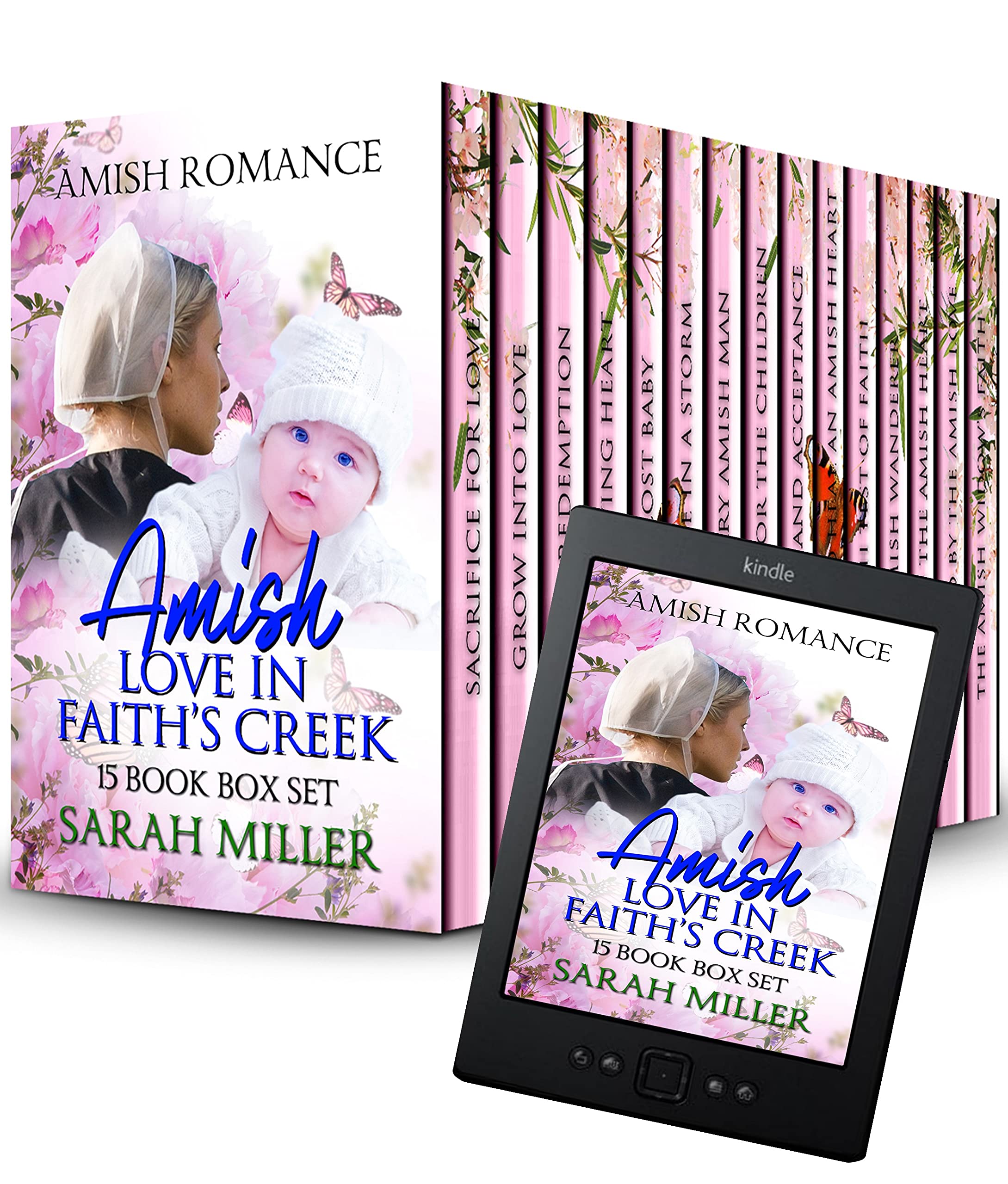 Amish Love in Faith's Creek: 15 Book Amish Box Set