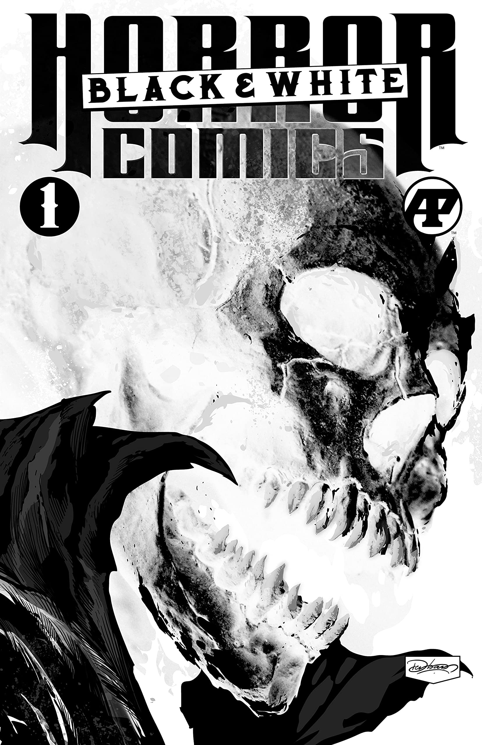 Horror Comics Black & White book cover 1