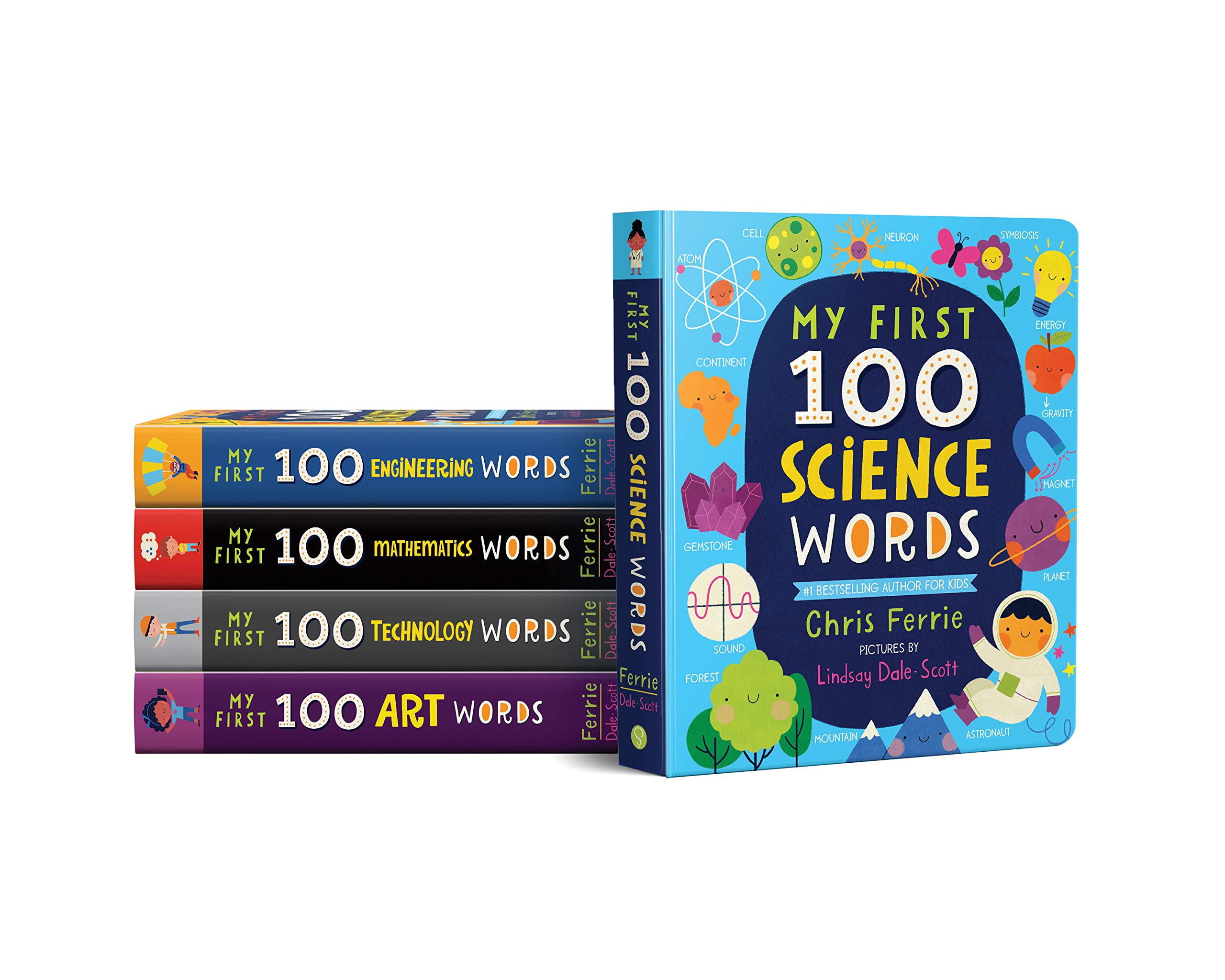 My First 100 STEAM Words Book Set from Baby University Introduce Babies and Toddlers to Science
