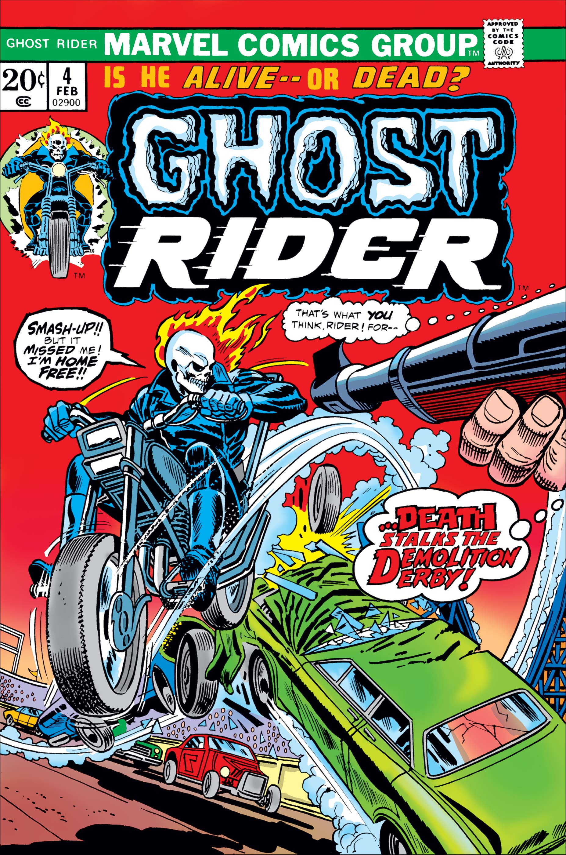 Ghost Rider (1973) book cover 2