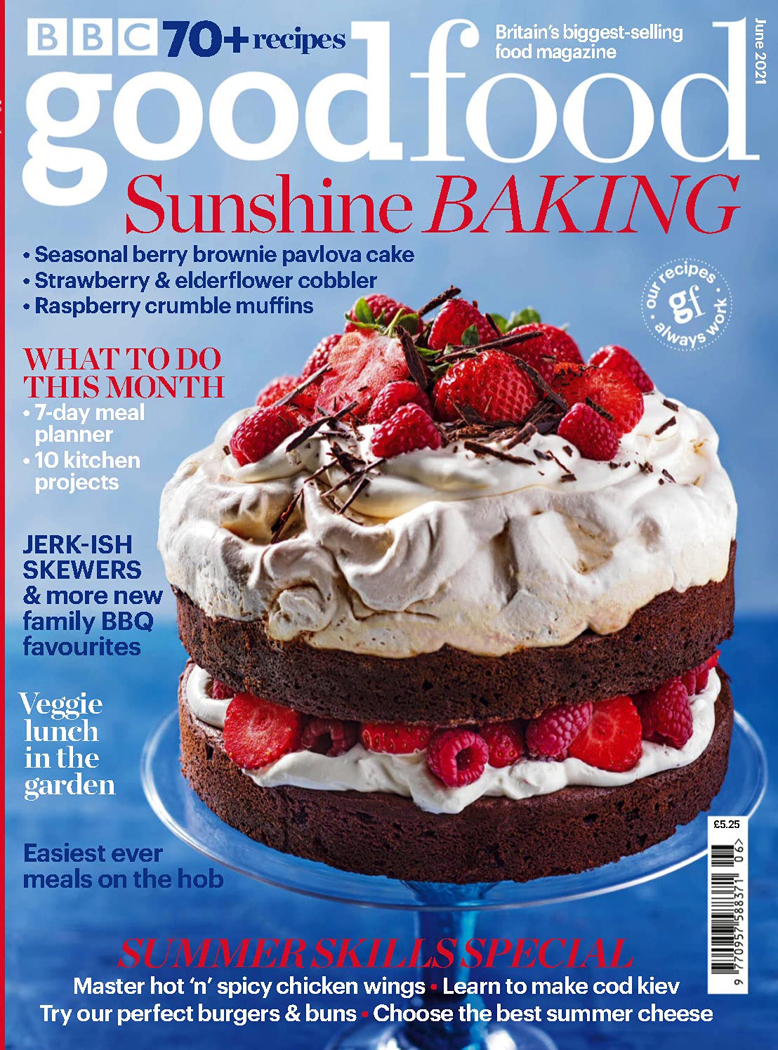 Good Food Magazine UK June 2021 Sunshine Baking Summer Skills