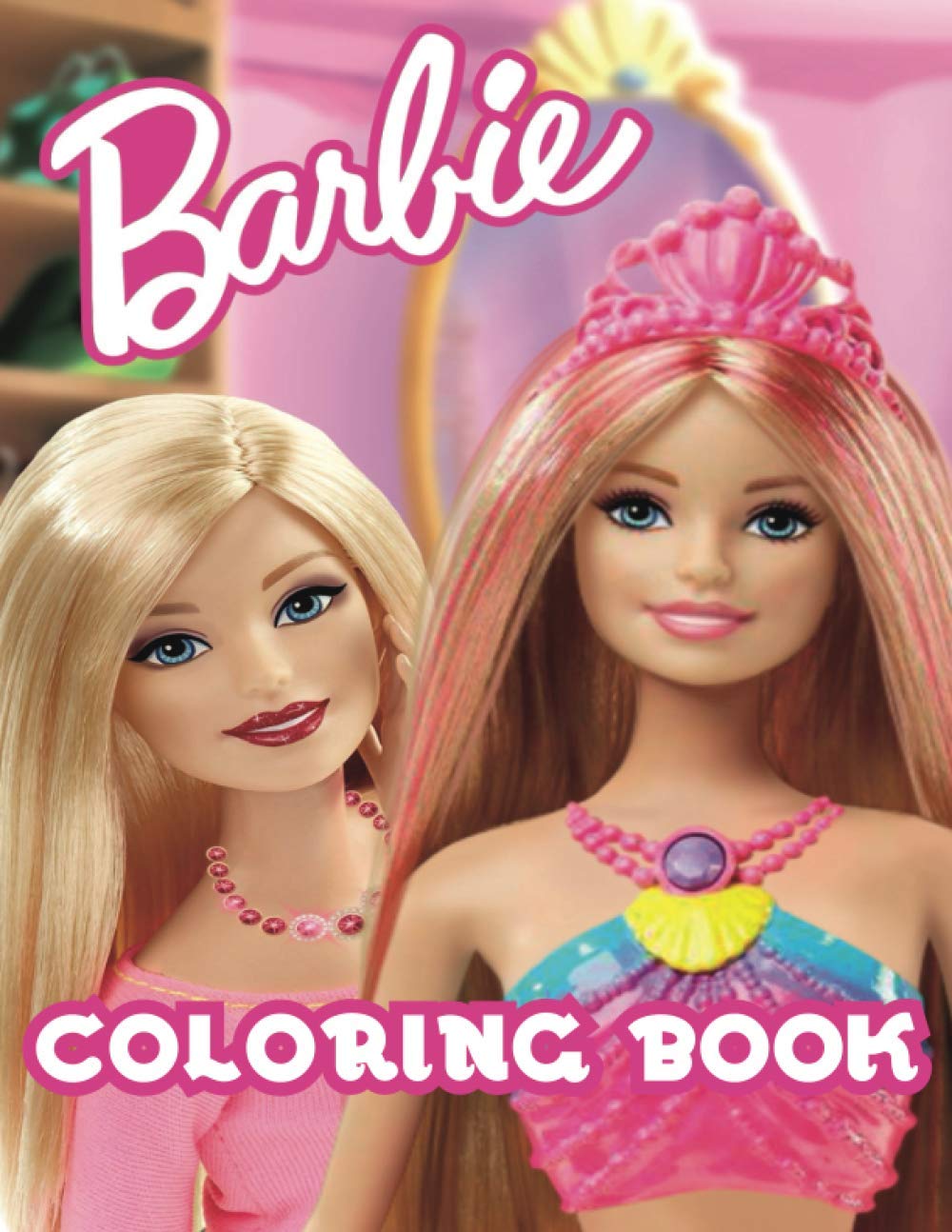 BARBIE COLORING BOOK 60 coloring pictures for kids and adults with all