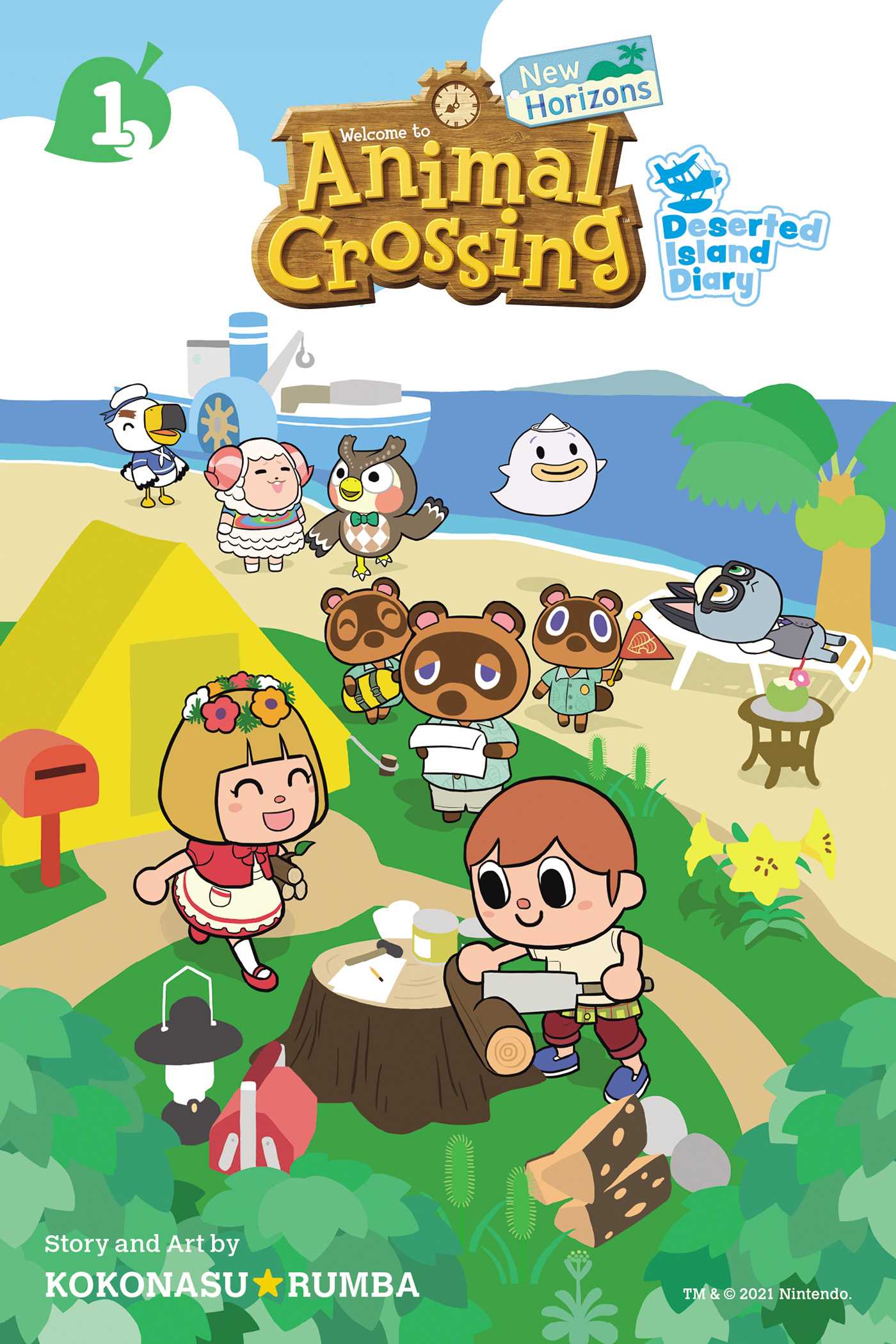Animal Crossing: New Horizons: Deserted Island Diary, Vol. 1