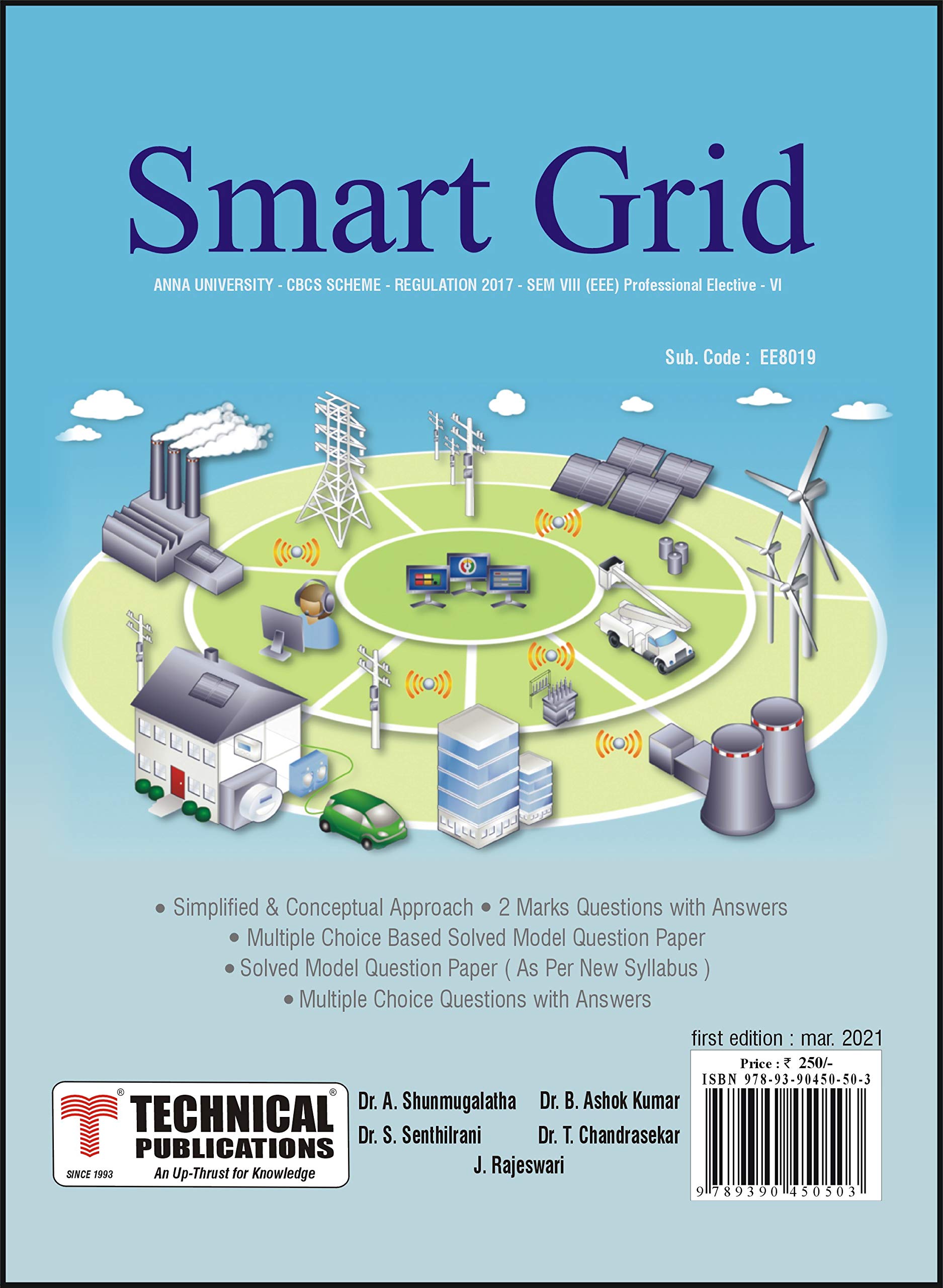 Smart Grid for BE Anna University R17 CBCS by A. Shunmugalatha Goodreads