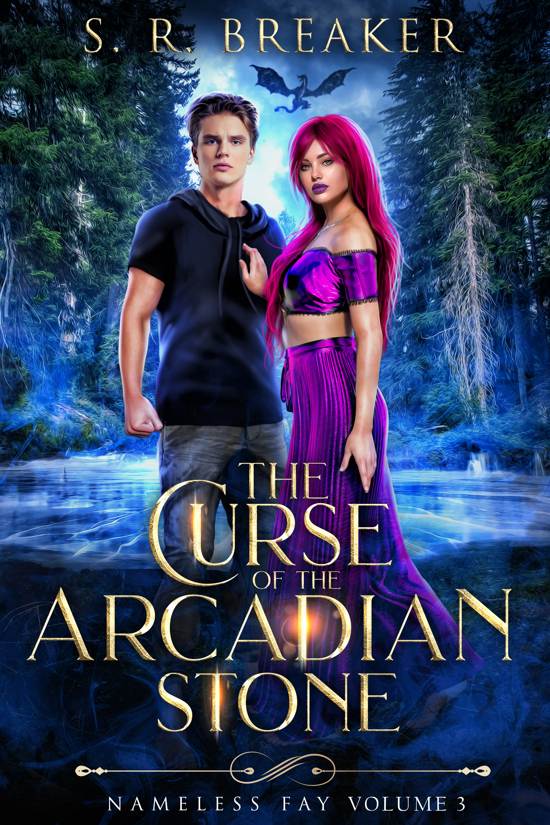 The Curse of the Arcadian Stone book cover 3