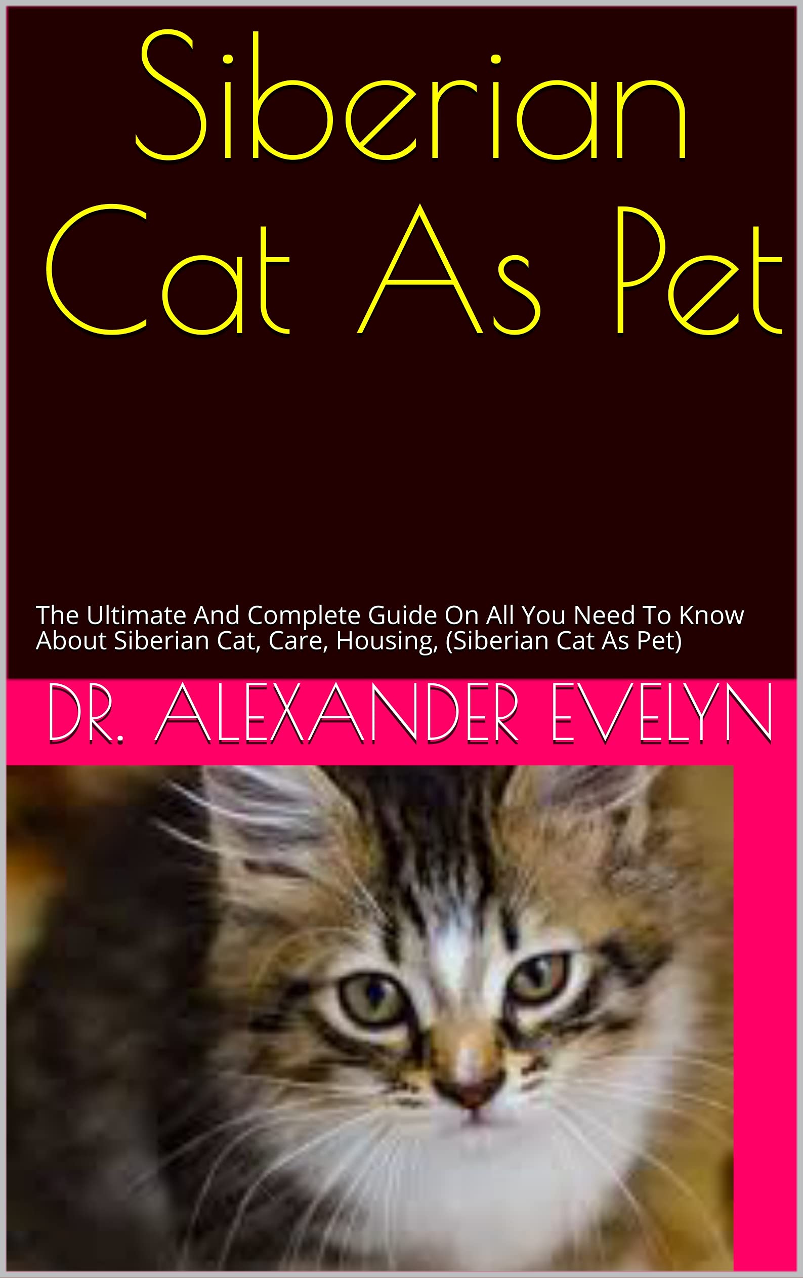 Siberian Cat As Pet The Ultimate And Complete Guide On All You Need To