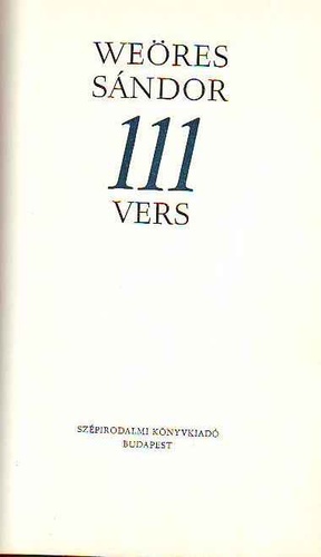 111 vers book cover