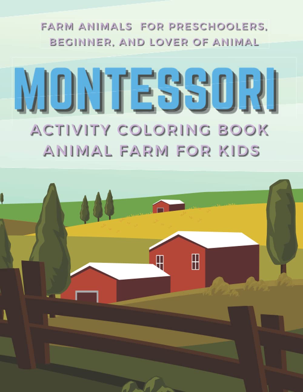 Farm Animals for preschoolers, Beginner, and Lover of Animal Montessori
