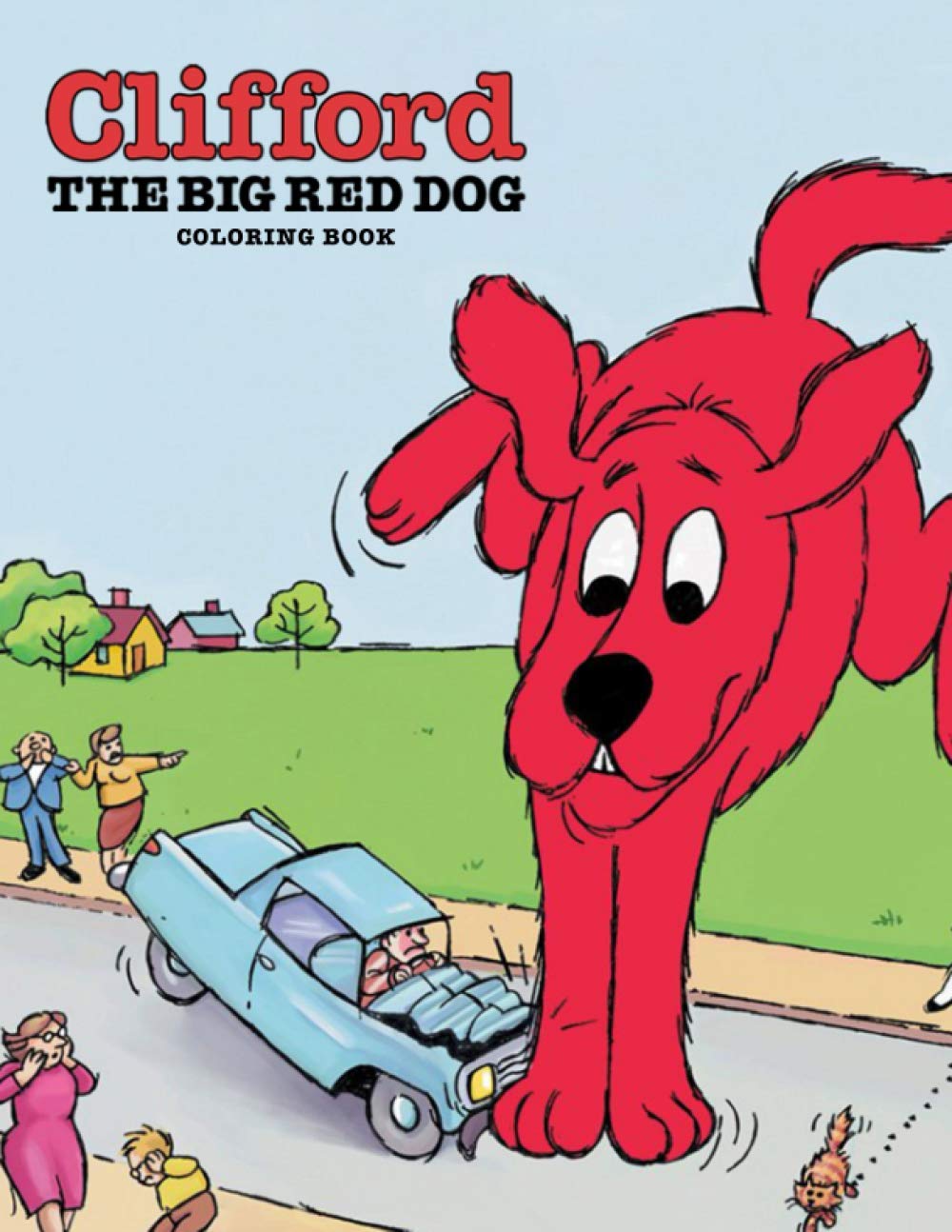 Clifford the Big Red Dog Coloring Book: Super Coloring Book for Kids ...