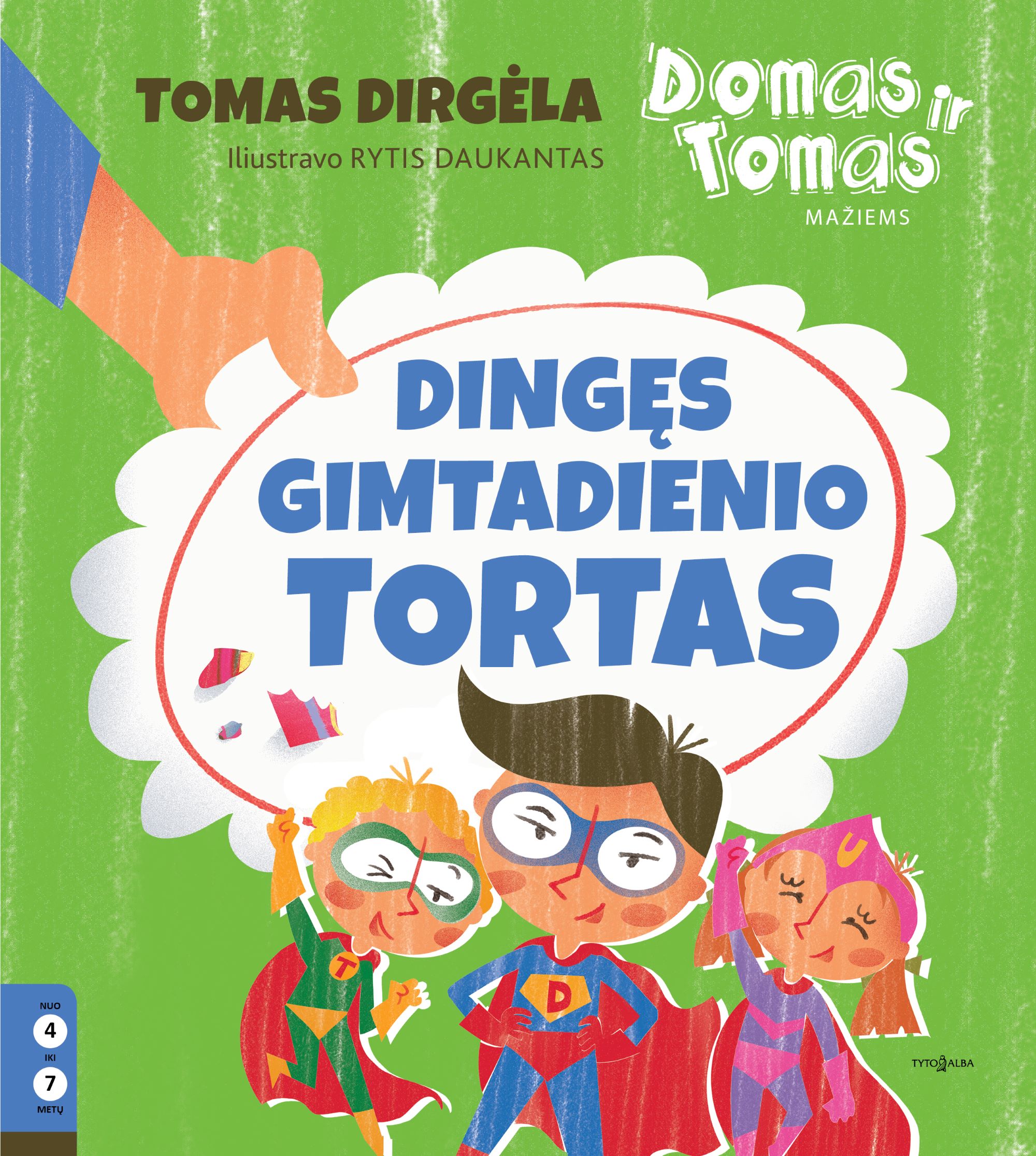 Dingęs gimtadienio tortas