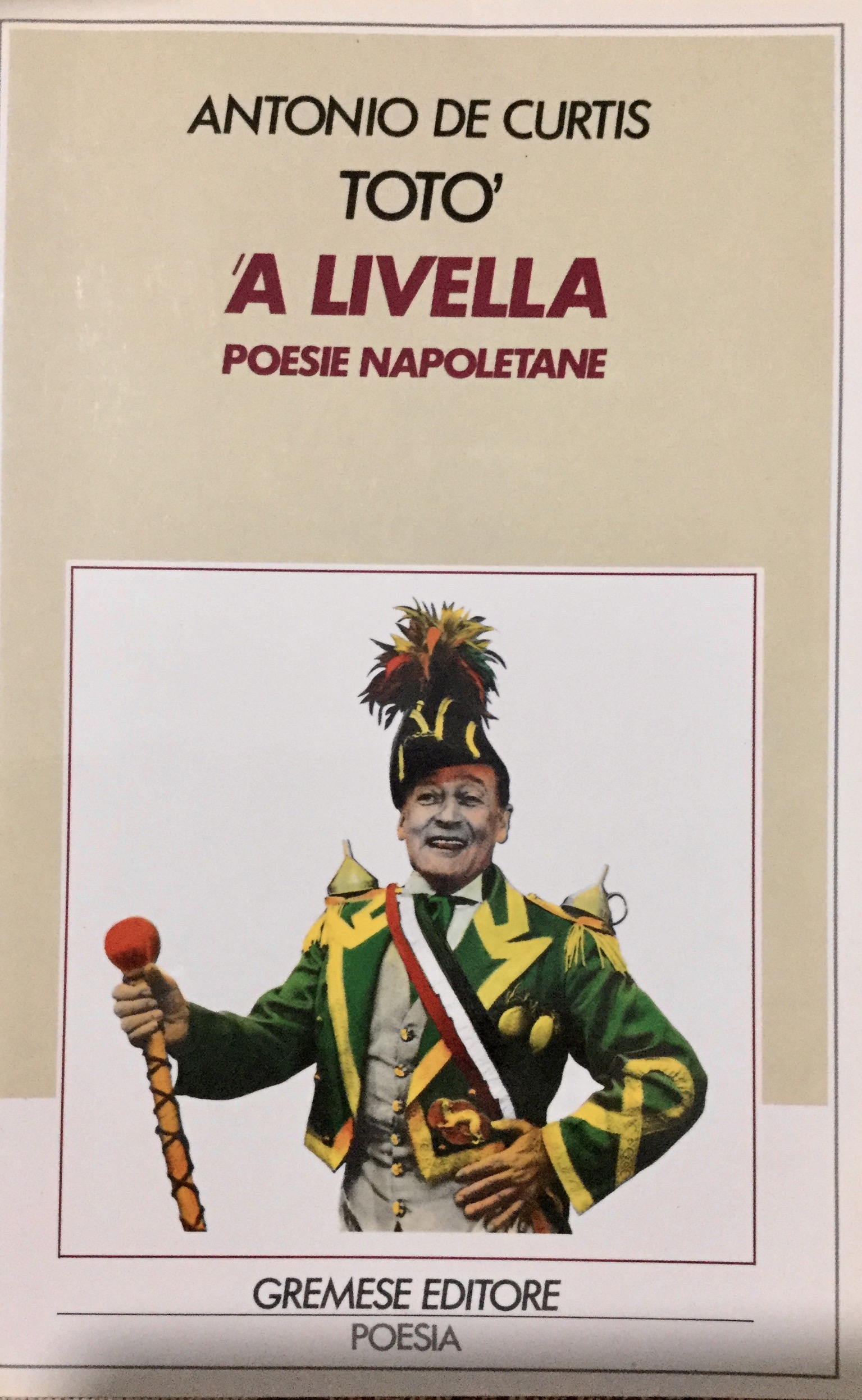 ‘A livella poesie napoletane by Antonio