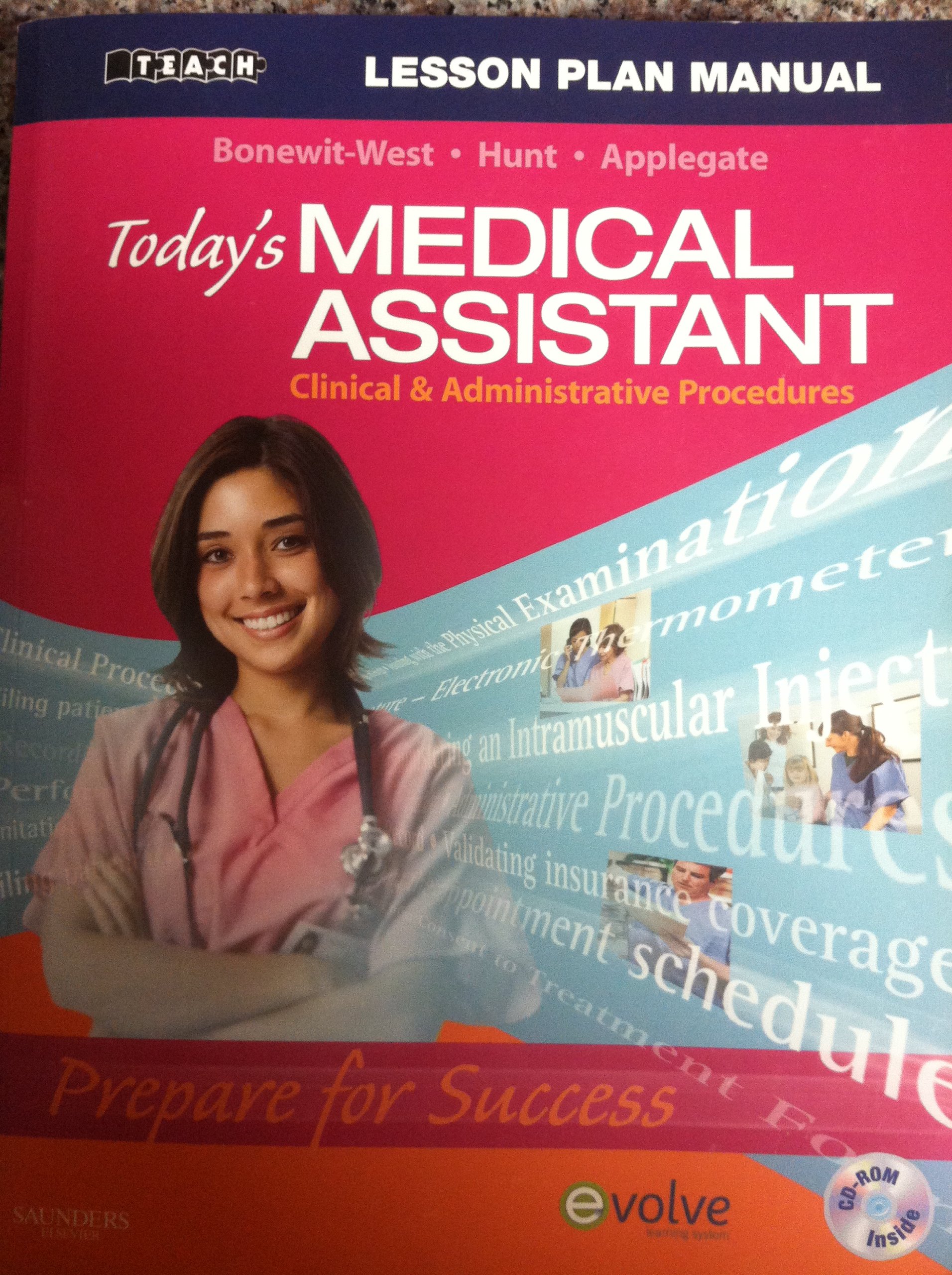 Today's Medical Assistant Lesson Plan Manual (Teach) by Bonewit-West ...