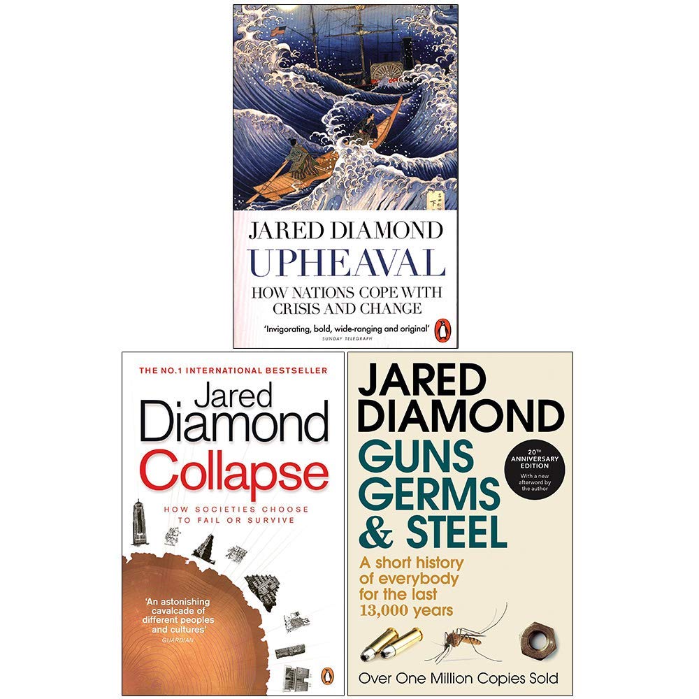 Jared Diamond 3 Books Collection Set by Jared Diamond Goodreads