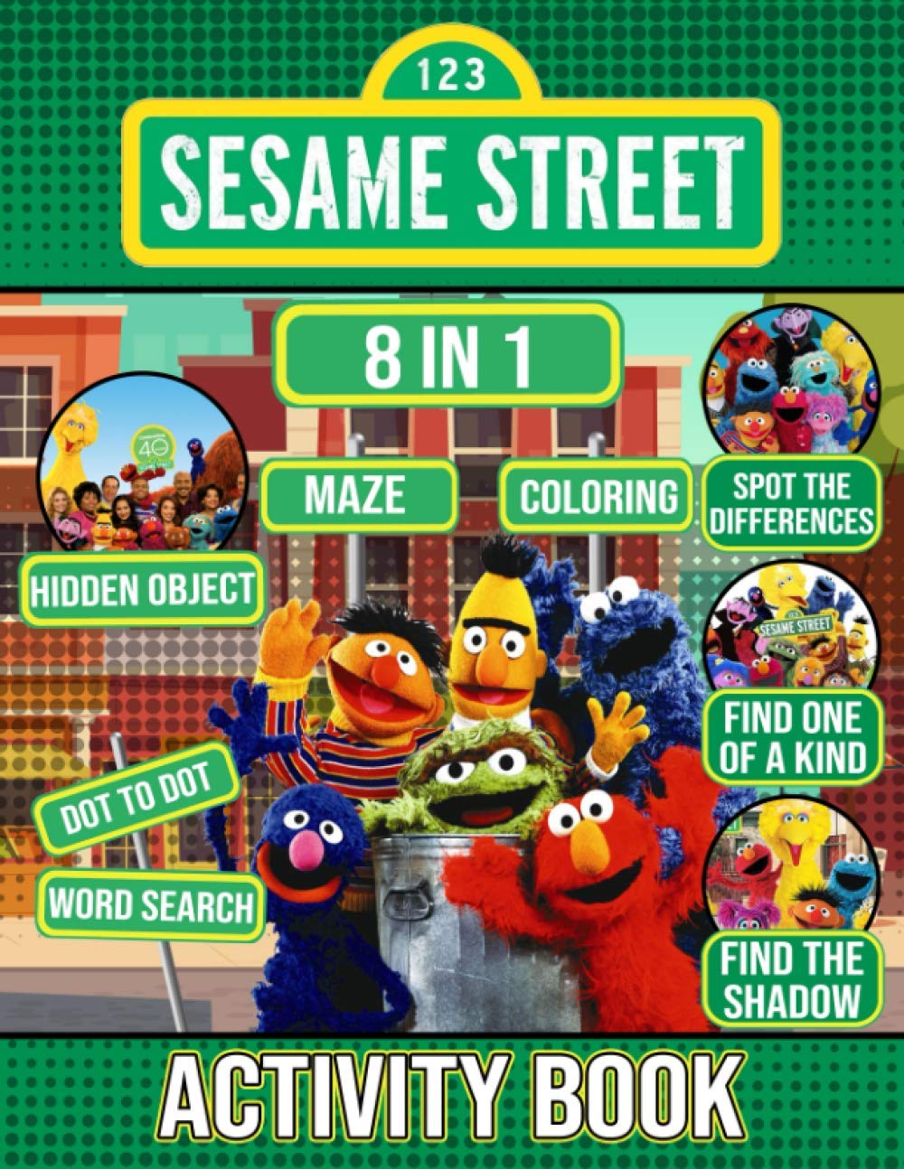 Sesame Street Activity Book: Crayola Creativity Coloring, One Of A Kind ...