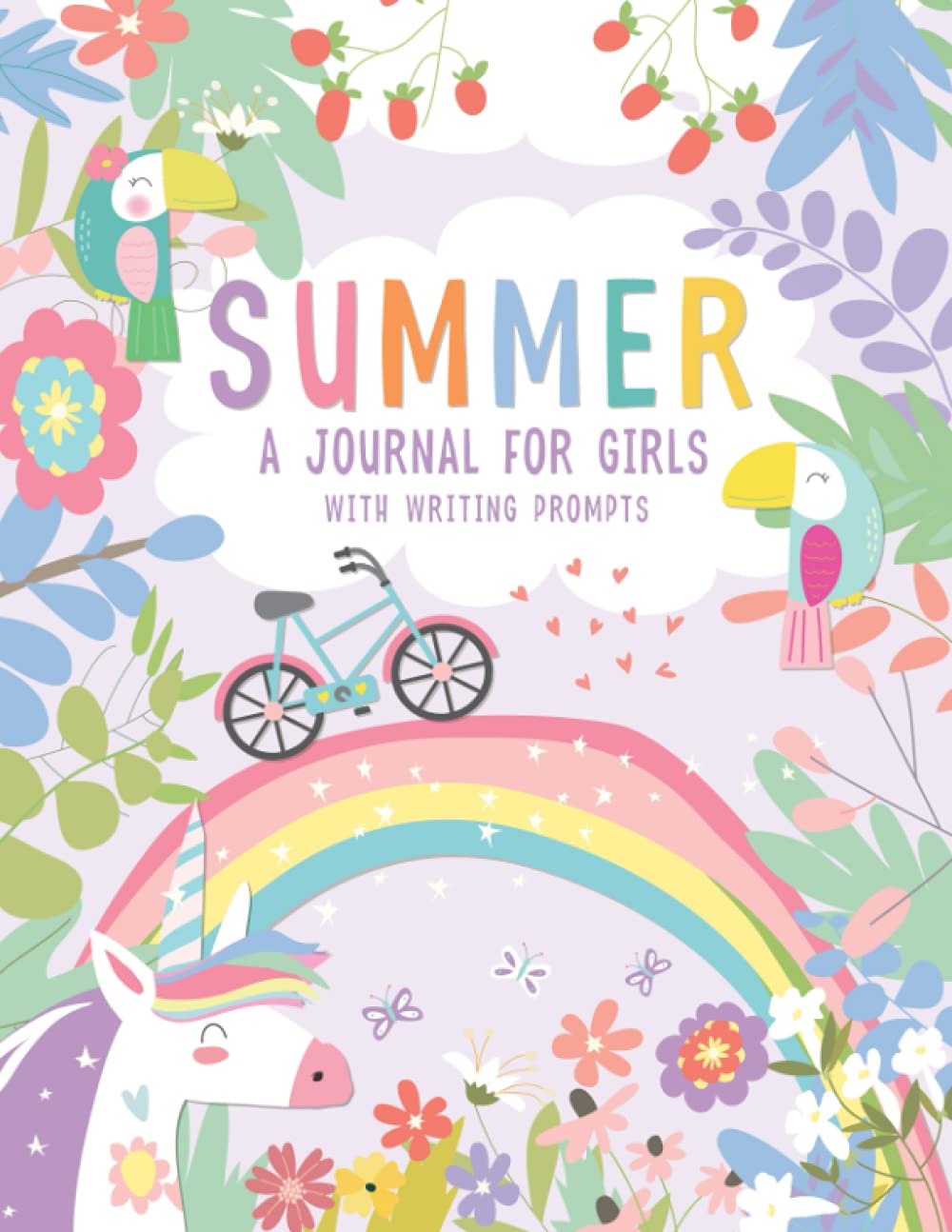 Summer A Guided Journal For Girls With Writing Prompts, Includes