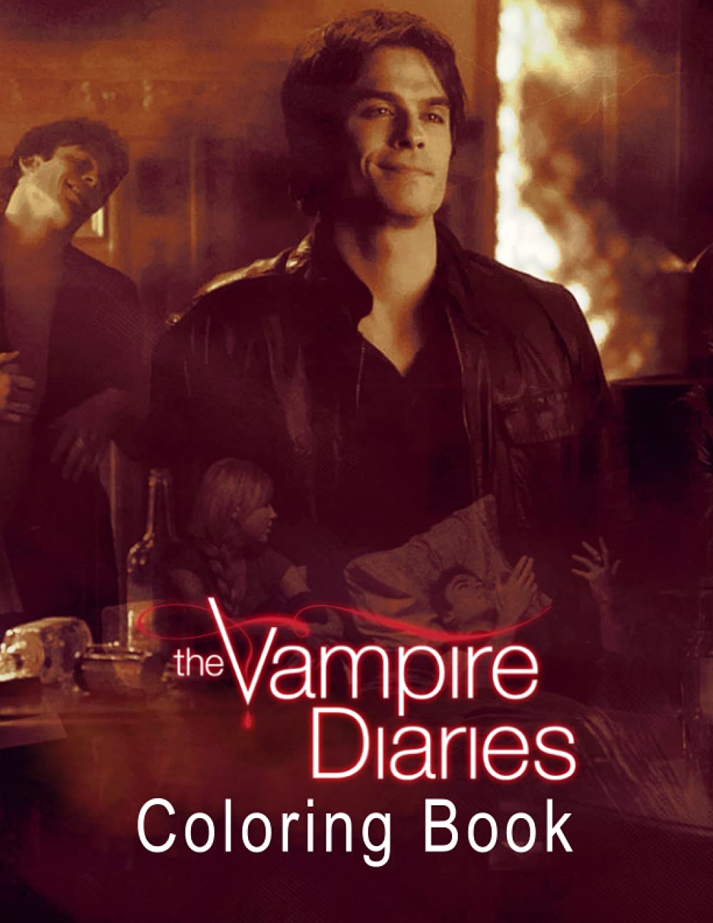 Vampire Diaries Coloring Book Perfect Coloring Book For Adults and