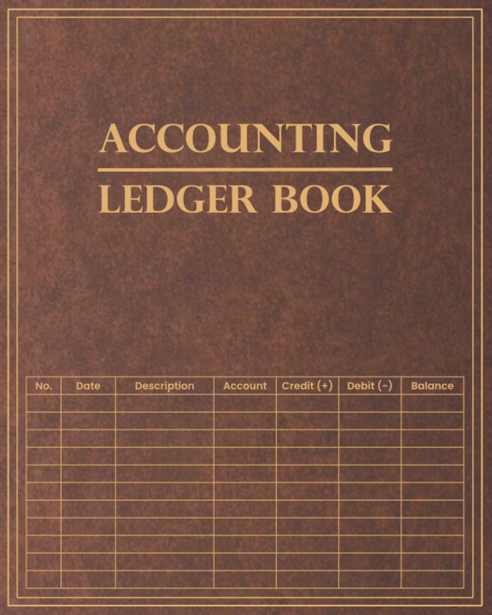Accounting Ledger Book Elegant Bookkeeping Record Book/ Ledger Book