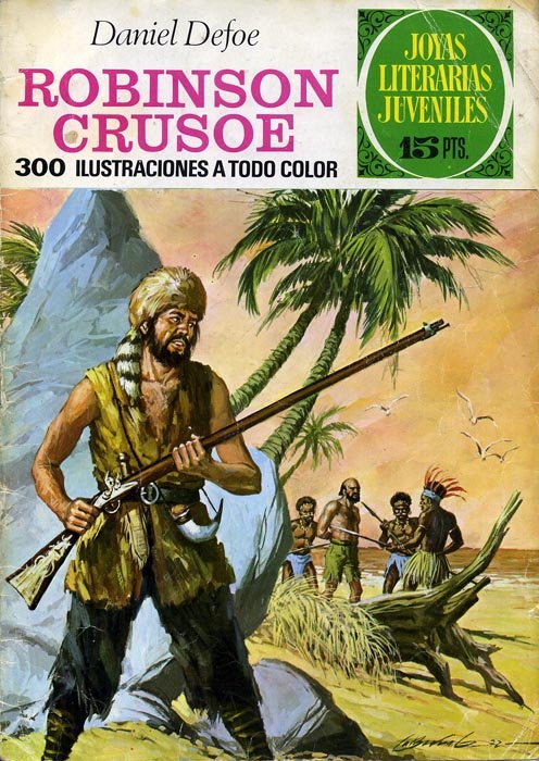 Robinson Crusoe book cover