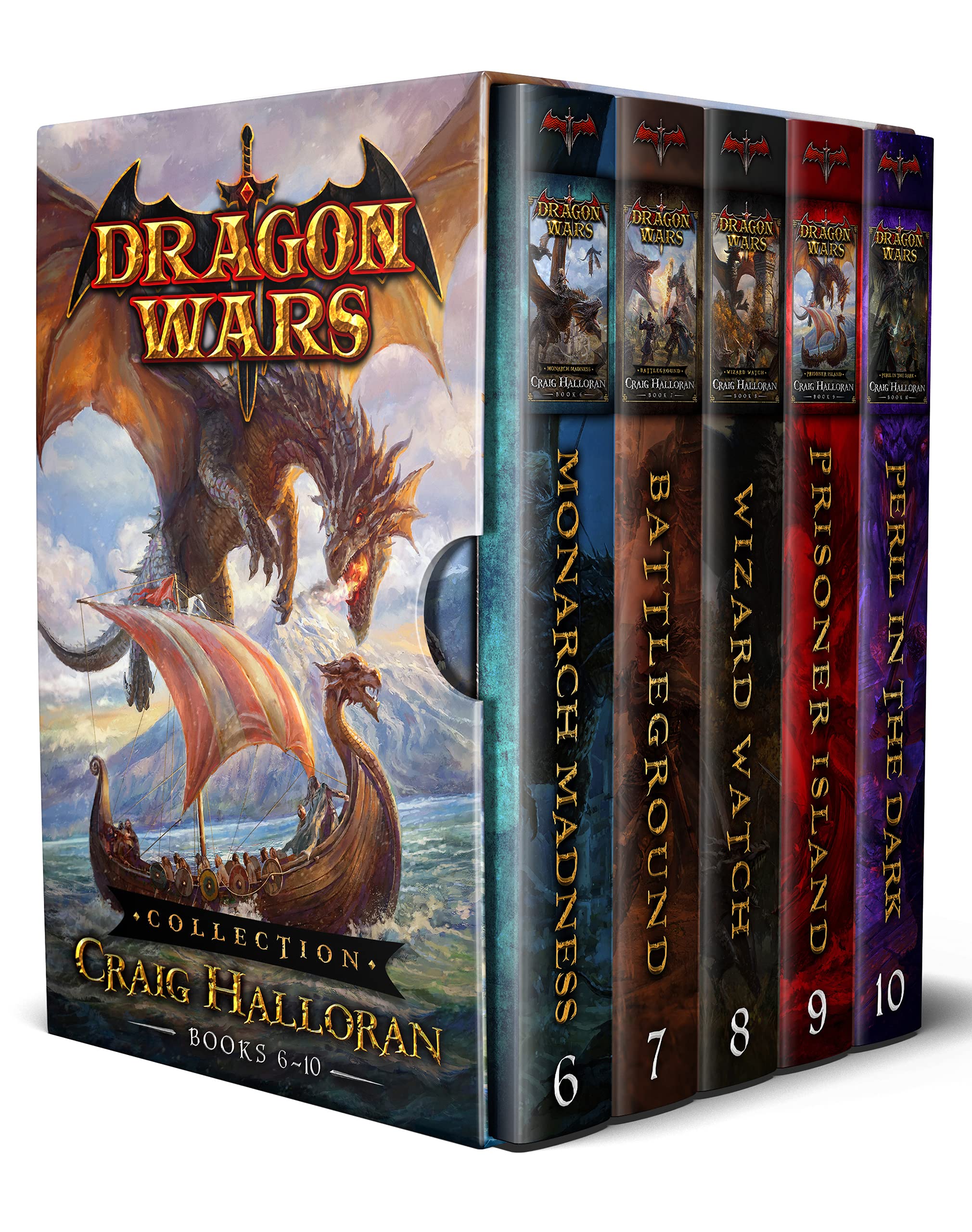 Dragon Wars Collection: Books 6-10: Epic Fantasy Adventure Quest Series
