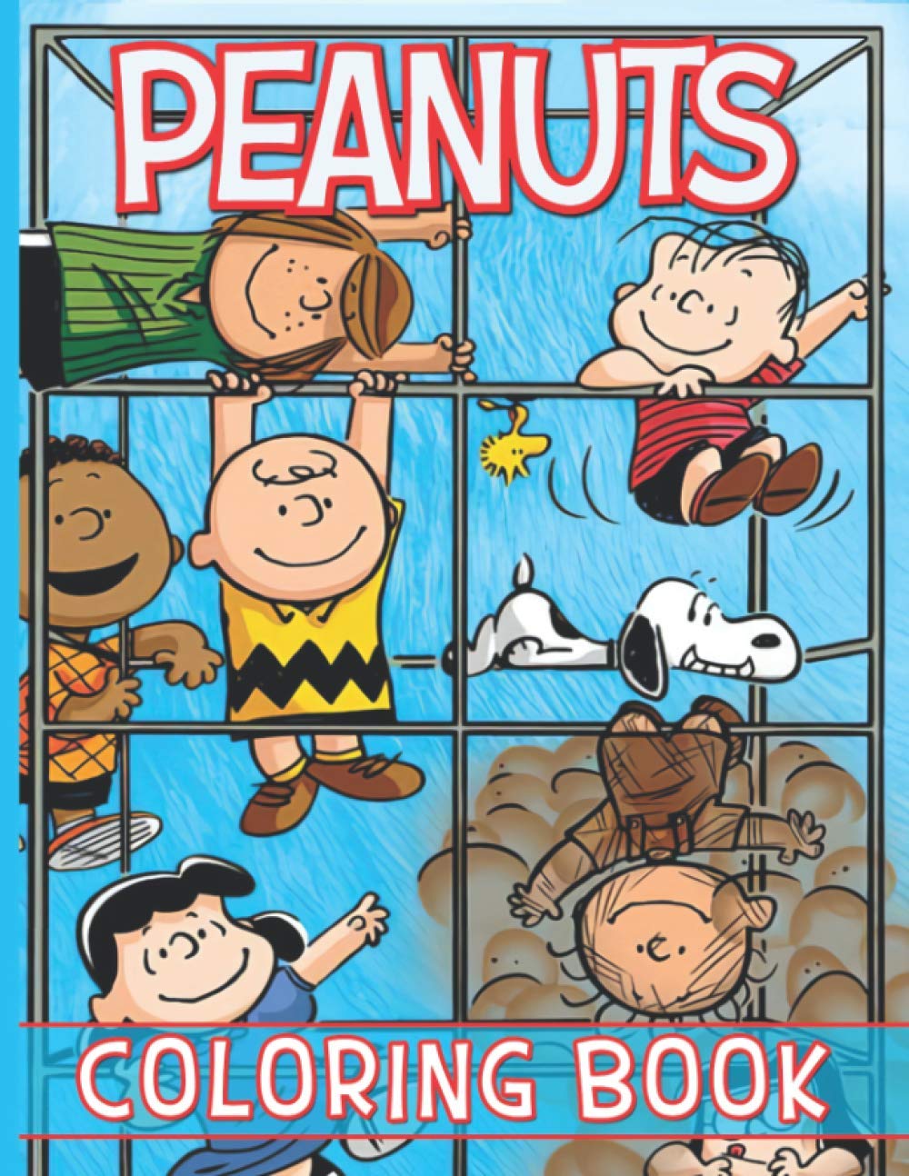 Peanuts Coloring Book Peanuts Stress Relief Coloring Books For Kid And