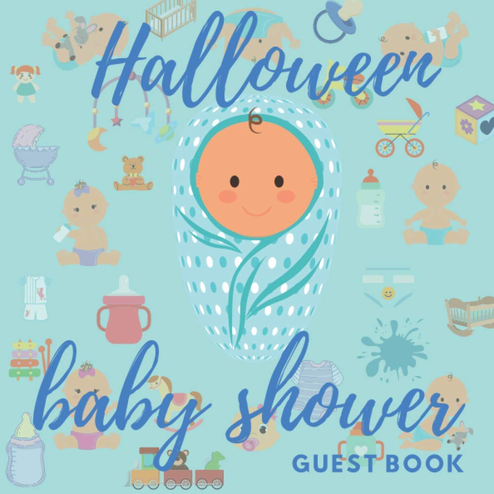 Halloween Baby Shower Guest Book A souvenir for parents Guests log