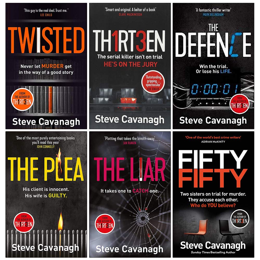 Eddie Flynn Series 6 Books Collection Set By Steve Cavanagh book cover