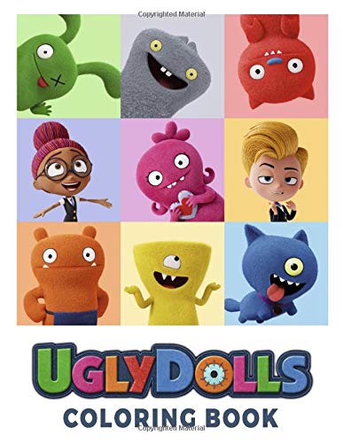 UglyDolls Coloring book: Coloring Book Gift for Kids ,Boys &amp; Girls, Ages 3-8 by Brianna Wiffler ...